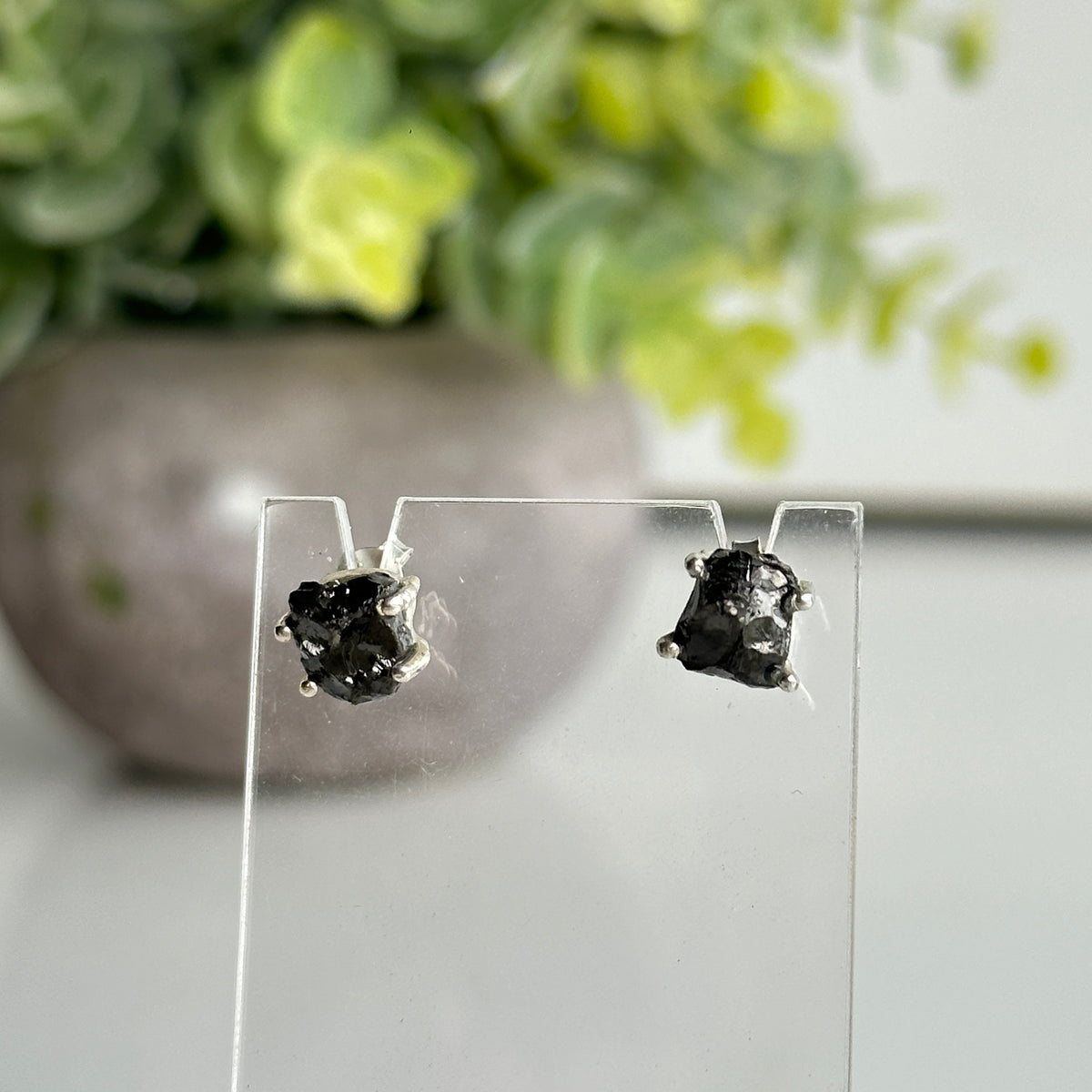 Shungite Stud Earrings