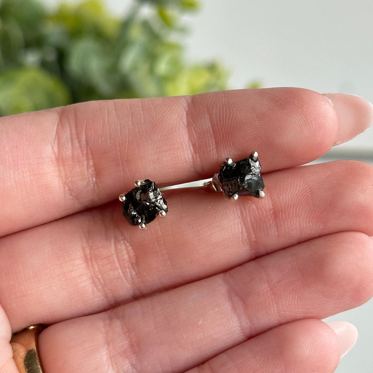 Shungite Stud Earrings