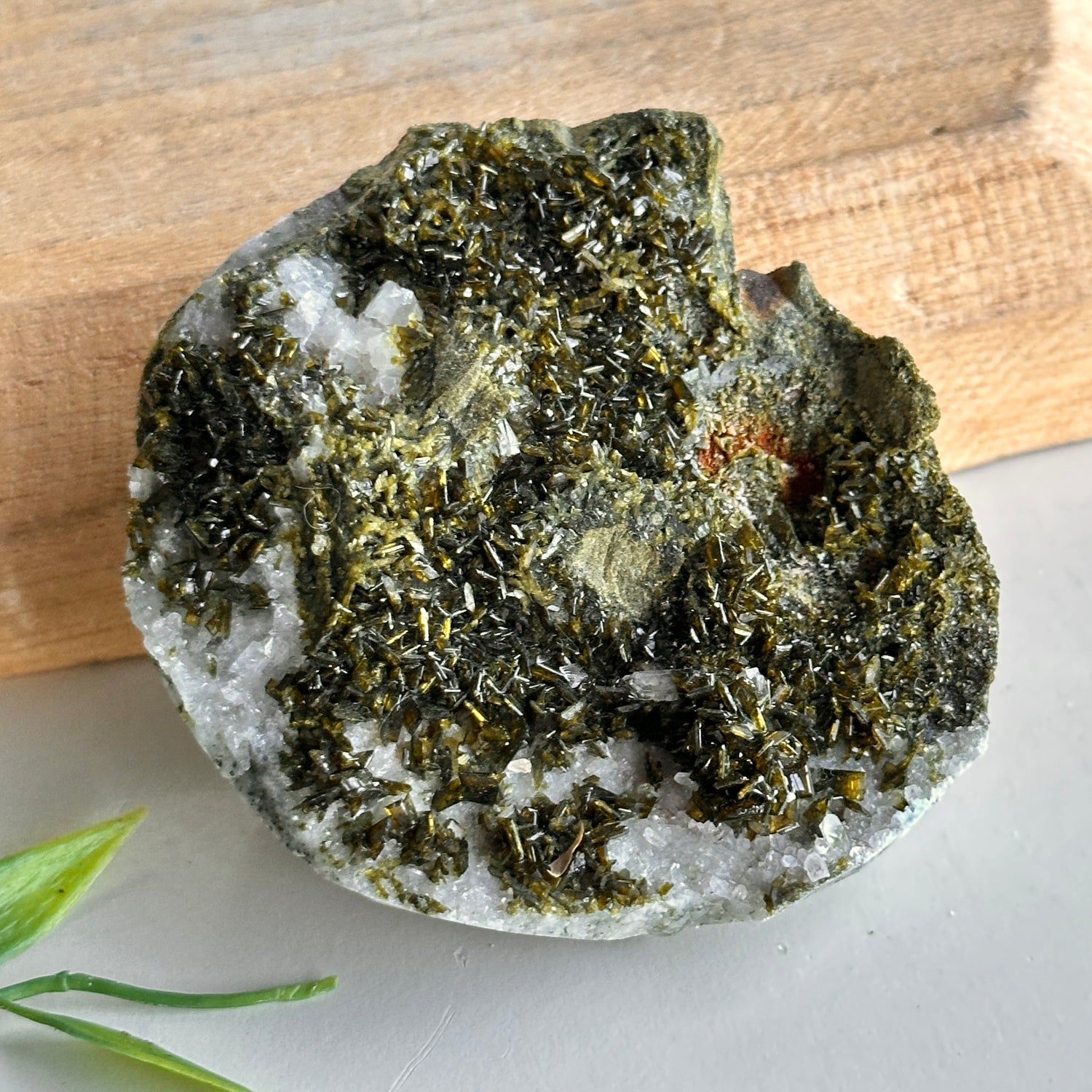 Epidote & Quartz Cluster 170g - High Quality