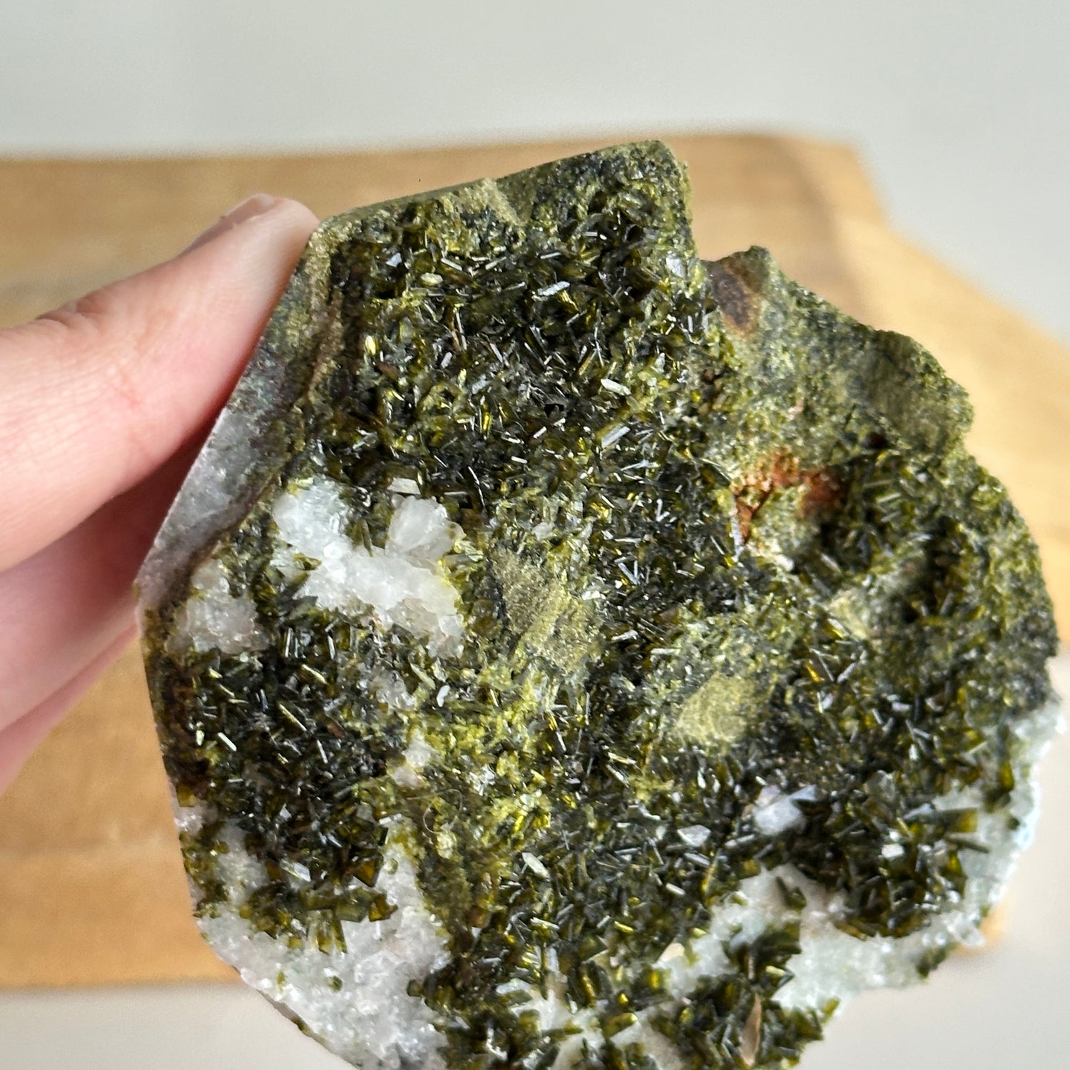 Epidote & Quartz Cluster 170g - High Quality