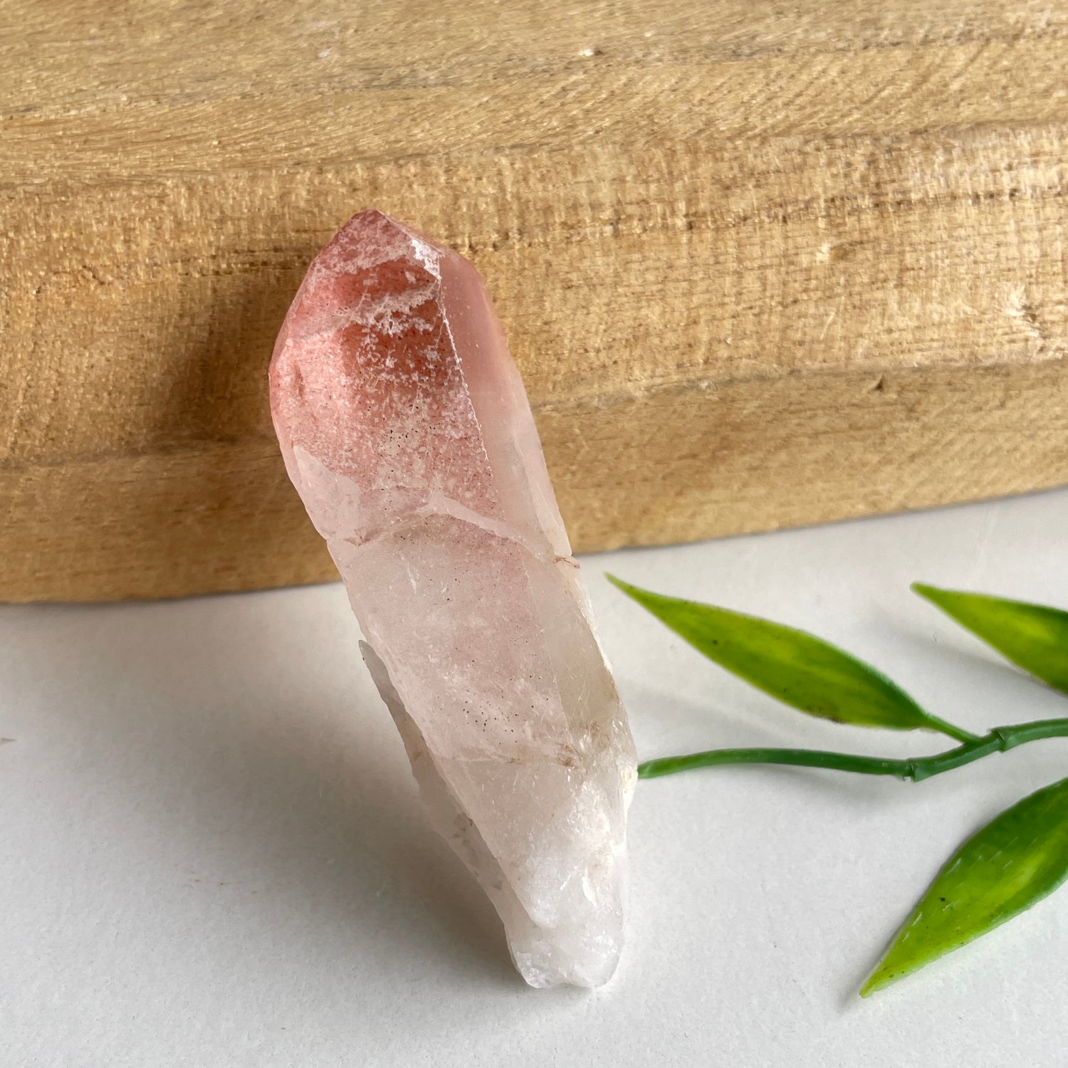 Pink Lemurian Quartz Point 18g