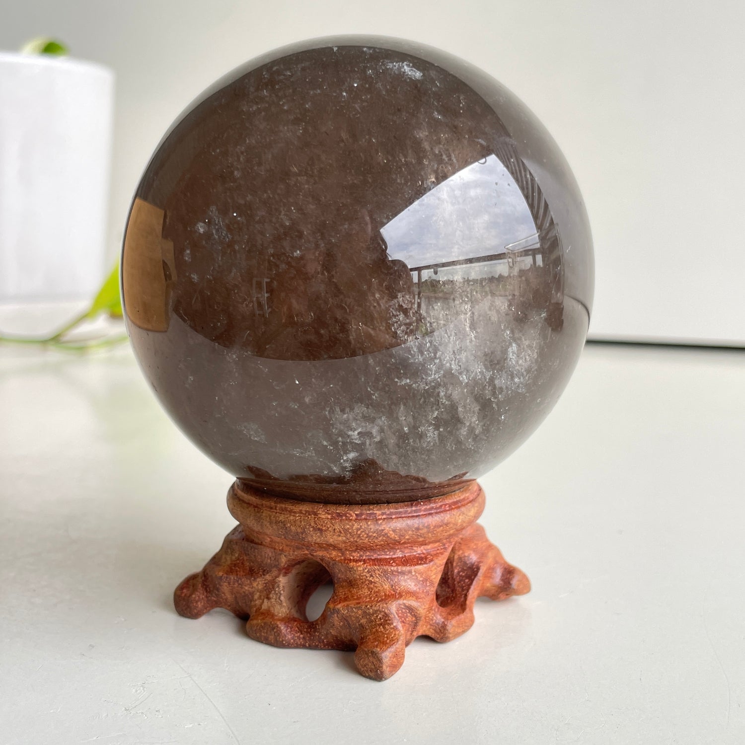 Smoky Quartz Sphere 8.6cm