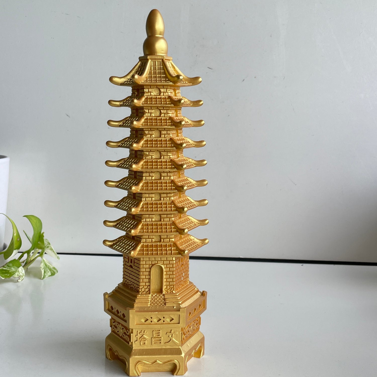 Gold Pagoda  Lge 9 Level