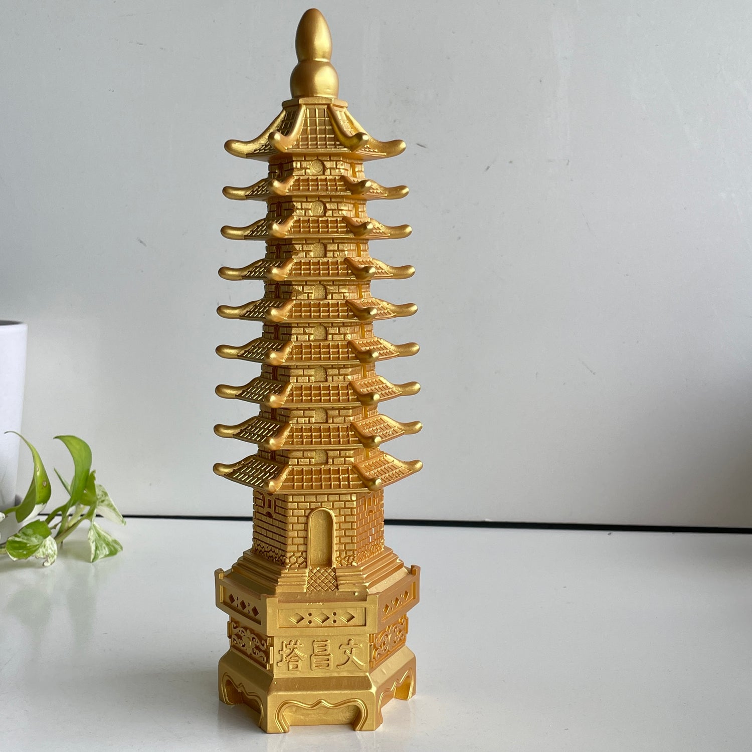 Gold Pagoda  Lge 9 Level