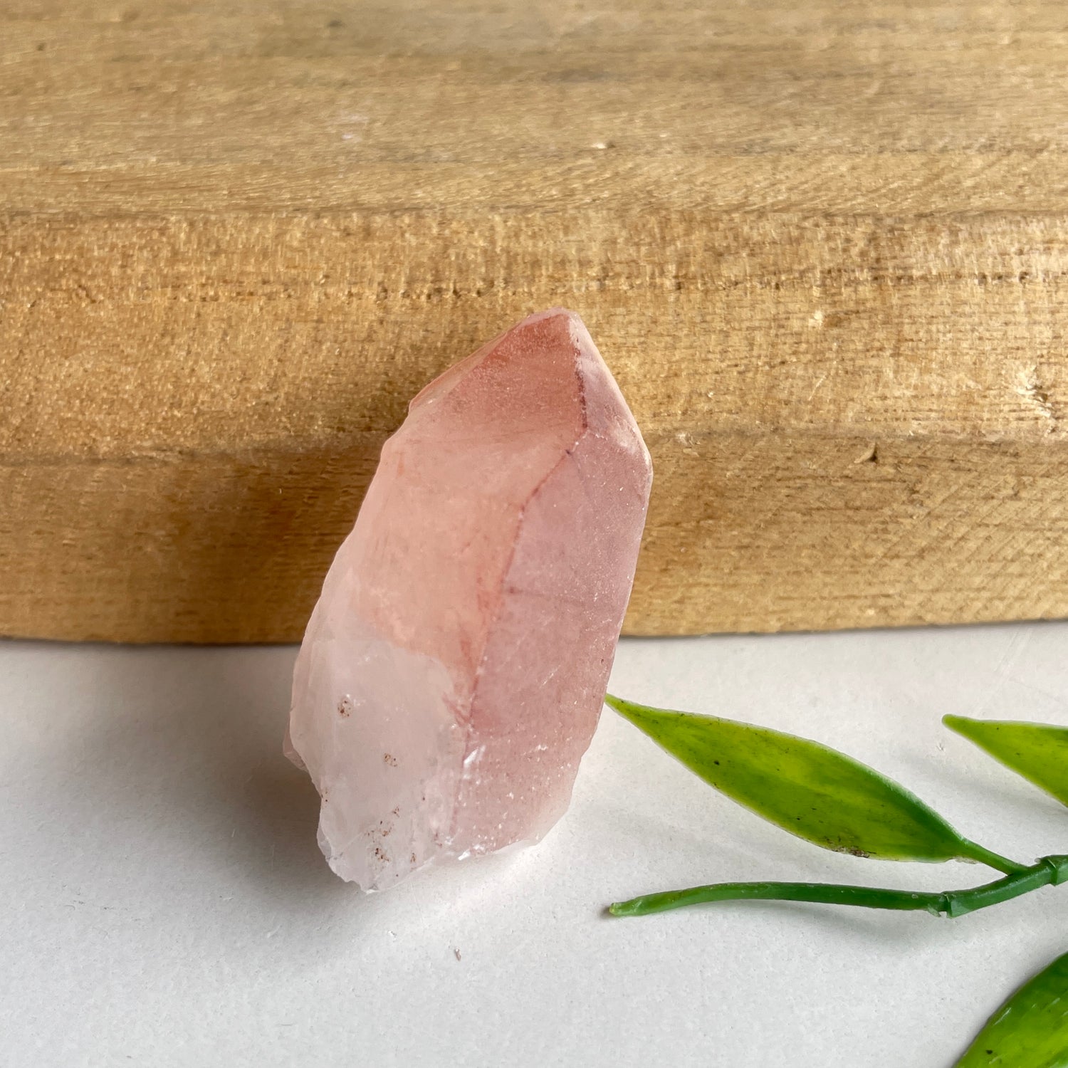 Pink Lemurian Quartz Point 18g