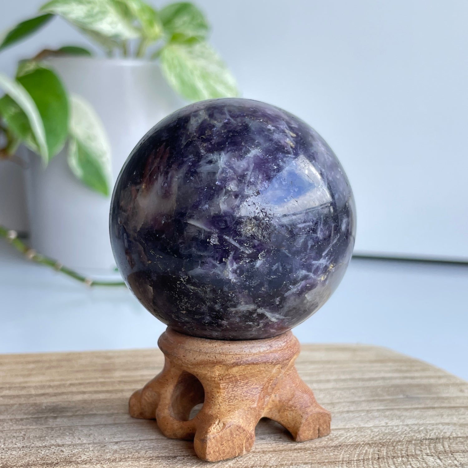 Lepidolite Sphere 5.8cm