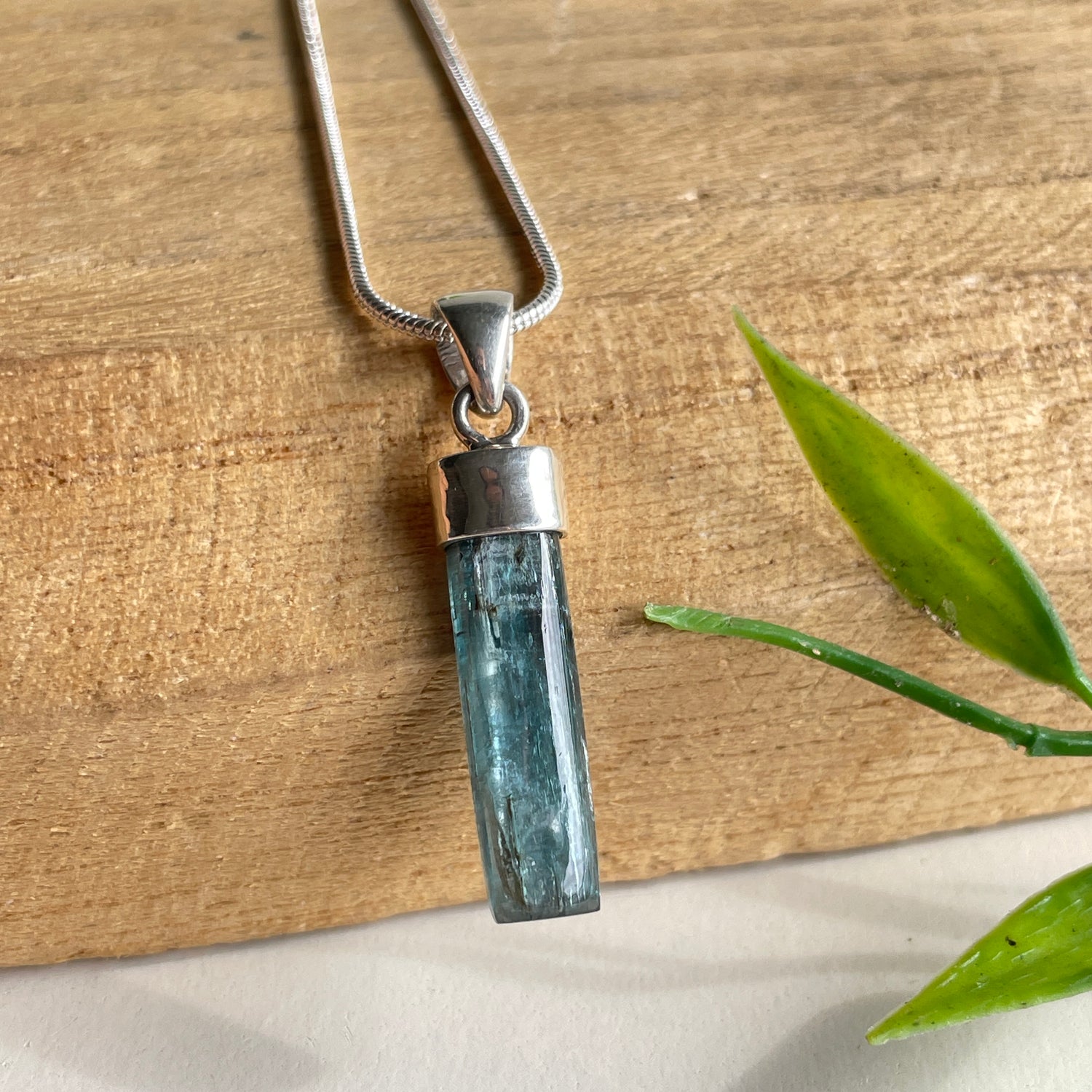 Green Kyanite Pendant