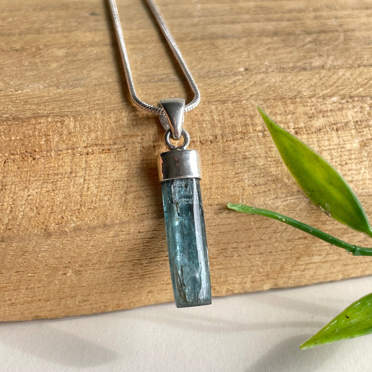 Green Kyanite Pendant