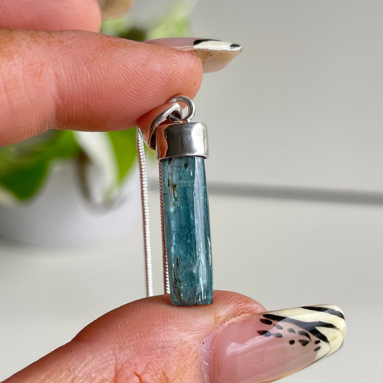 Green Kyanite Pendant