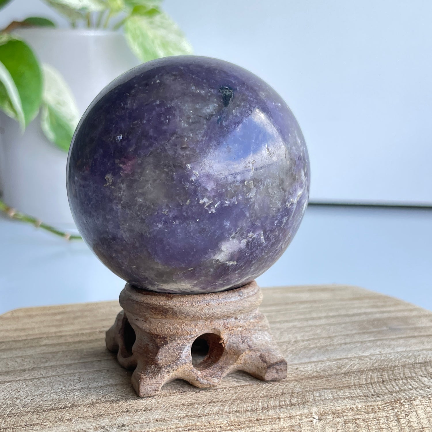 Lepidolite Sphere 6.6cm