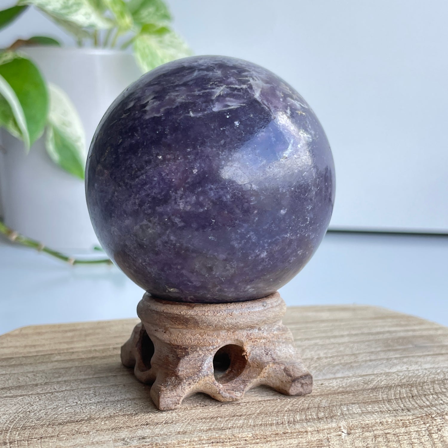 Lepidolite Sphere 6.6cm