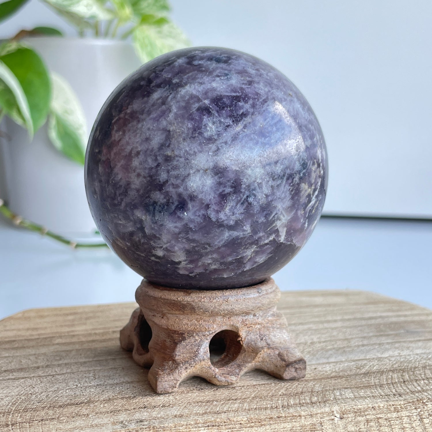 Lepidolite Sphere 6.6cm