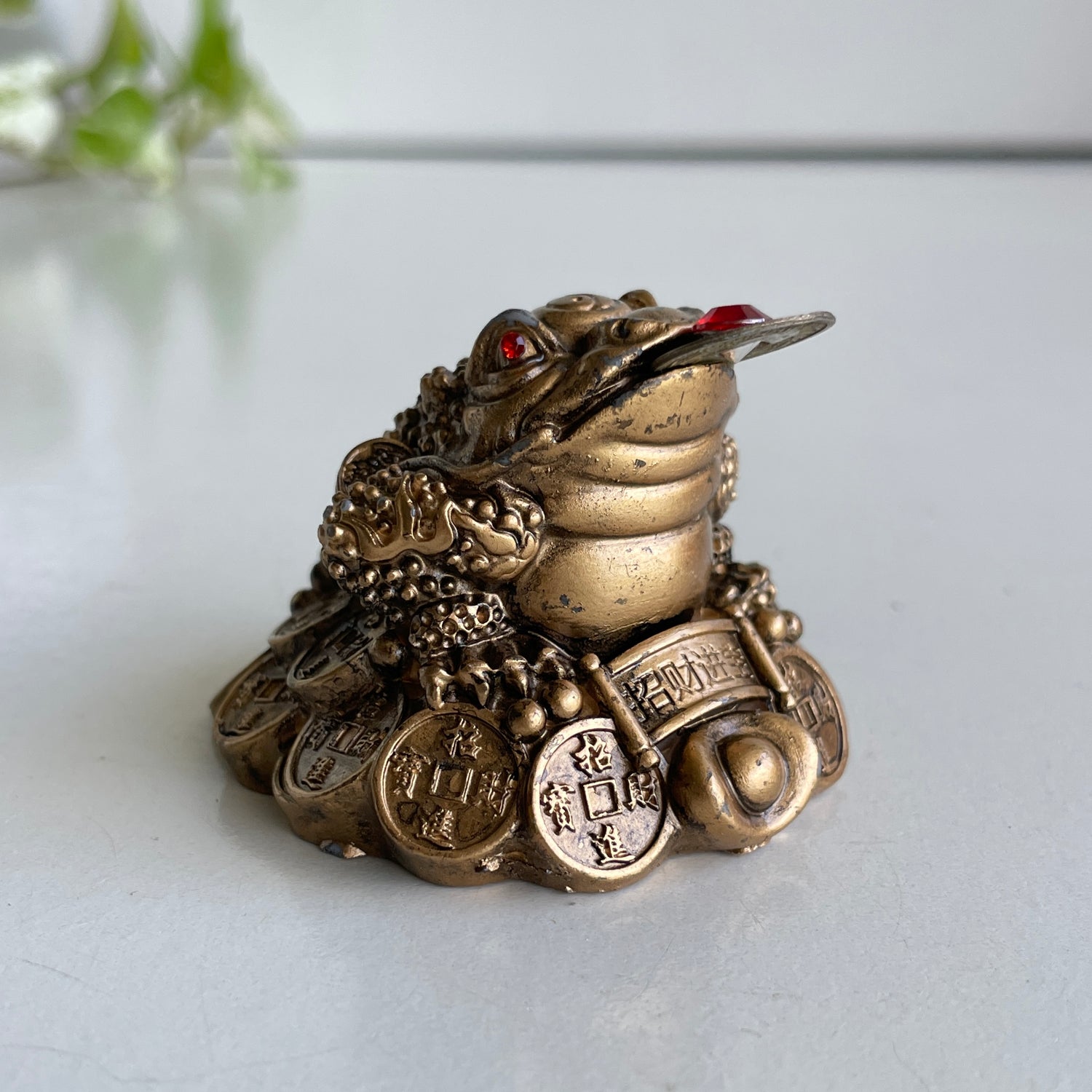 Gold Money Frog Toad 6cm Q2243-6