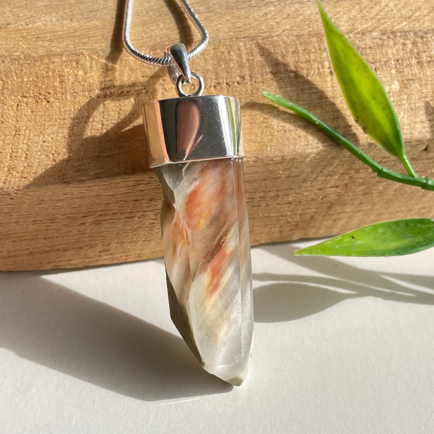 Amphibole Point Pendant