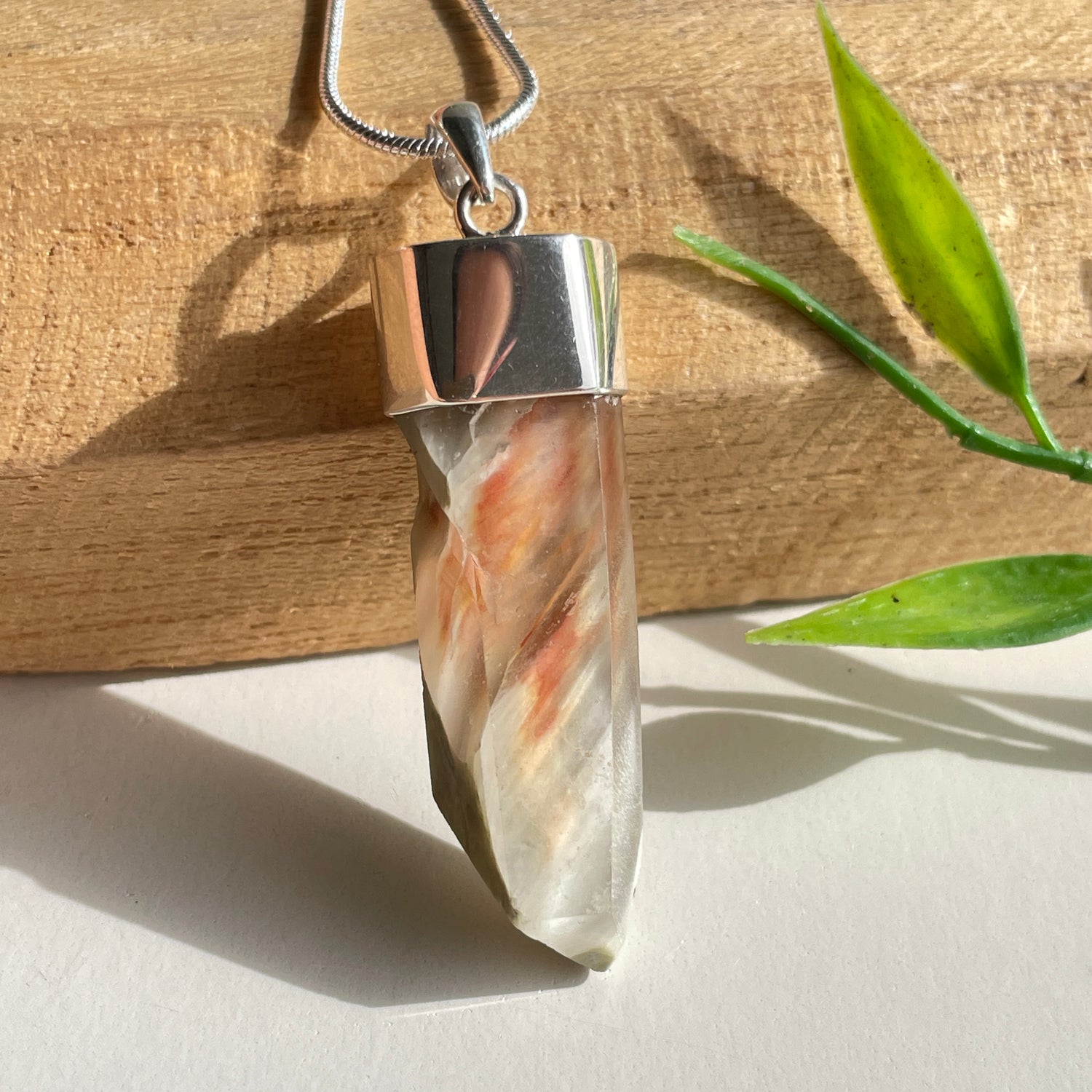 Amphibole Point Pendant