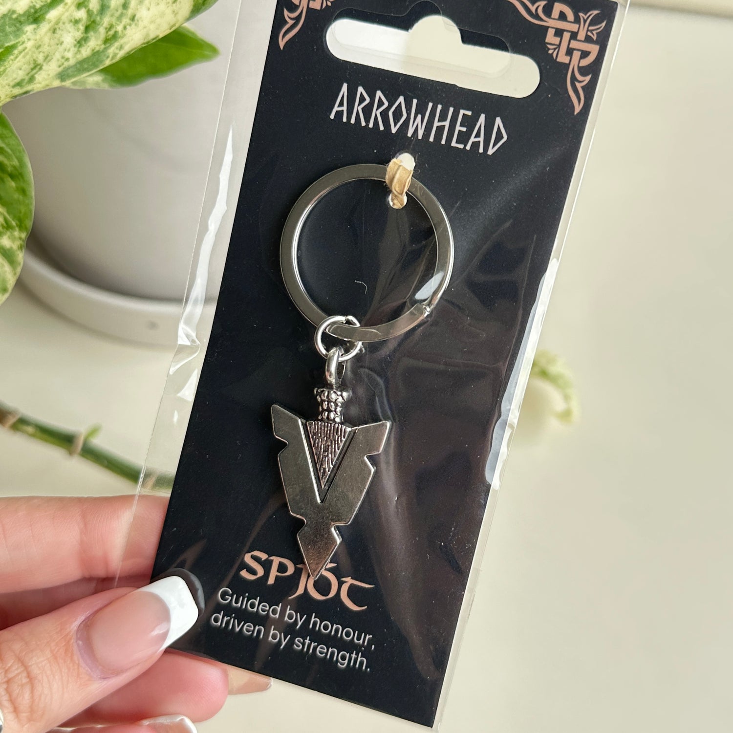 Spjot Arrowhead Keychain NM40326