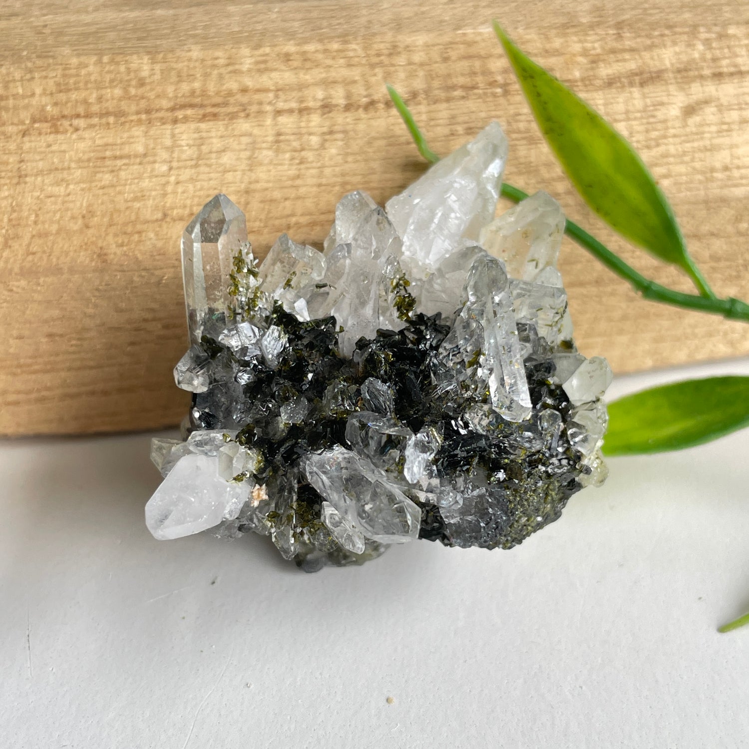 Epidote & Quartz Cluster 30g - High Quality