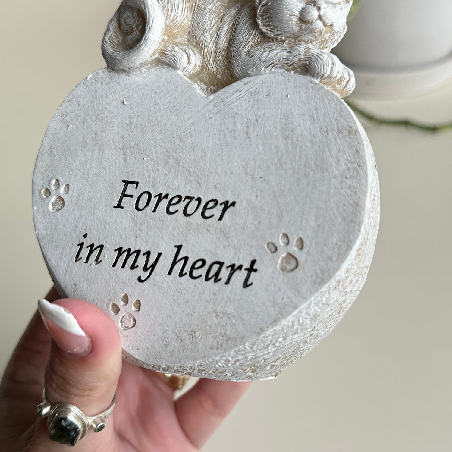 Pet Memorial Heart MEMHEACR - Cat