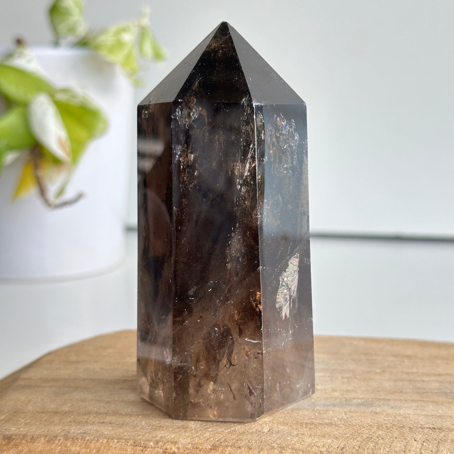 Smoky Quartz Generator 10.4cm (CHIPPED)