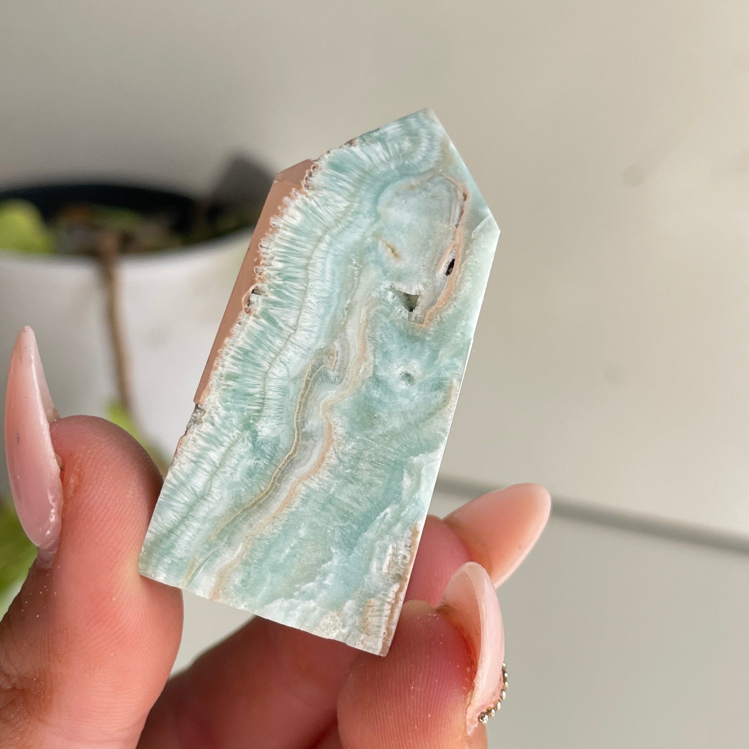 Aragonite Obelisk Sml