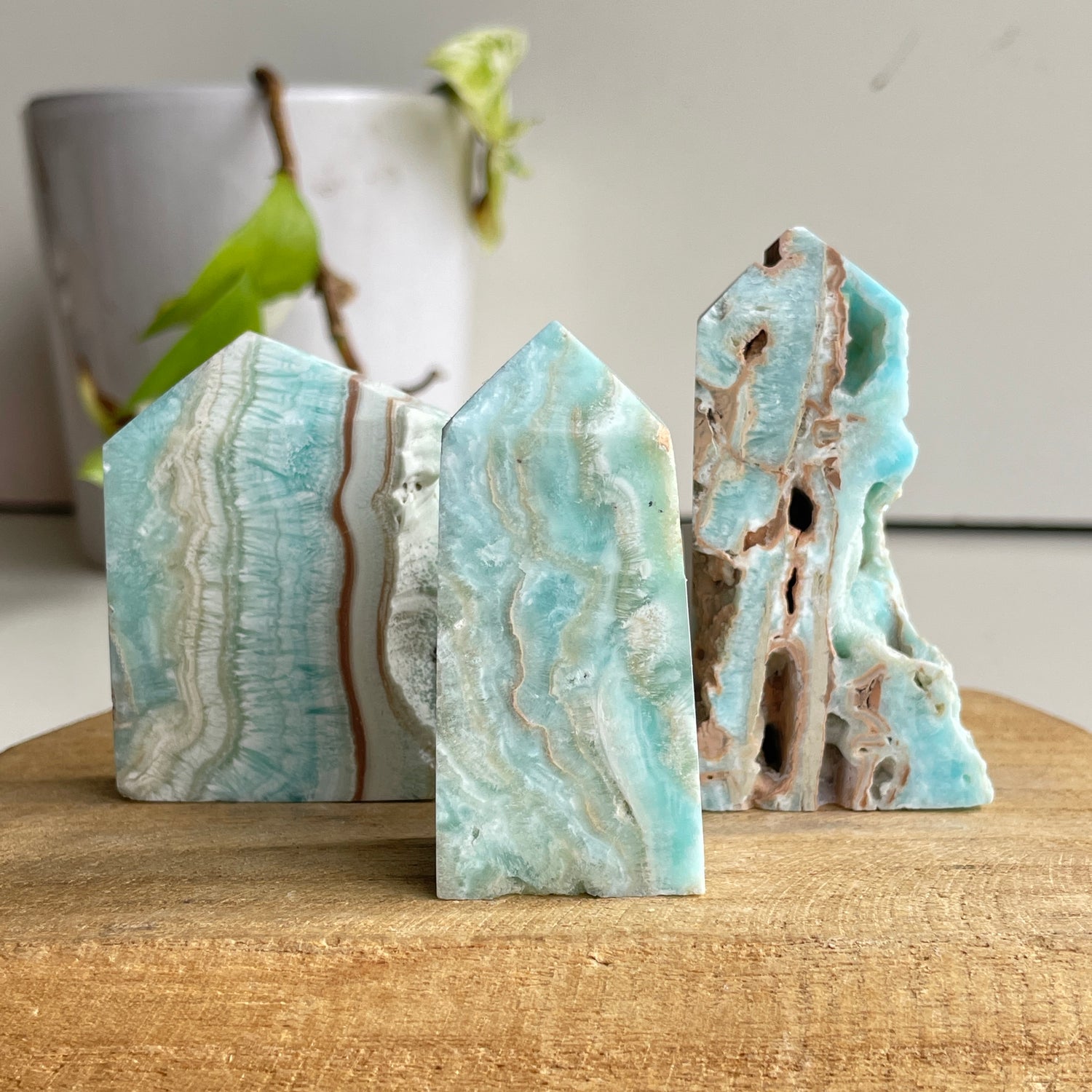 Aragonite Obelisk Lge