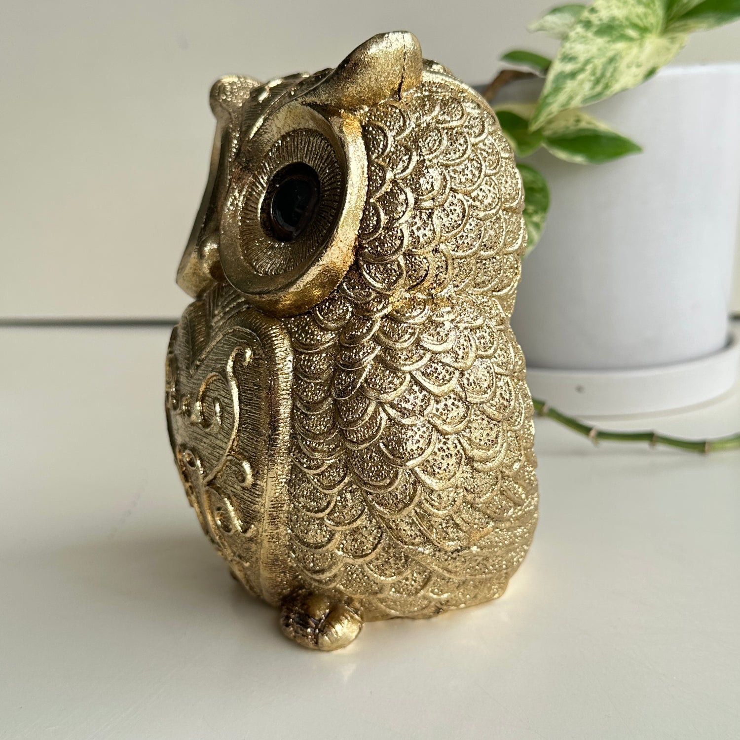 Gold Patterned Owl PR297L