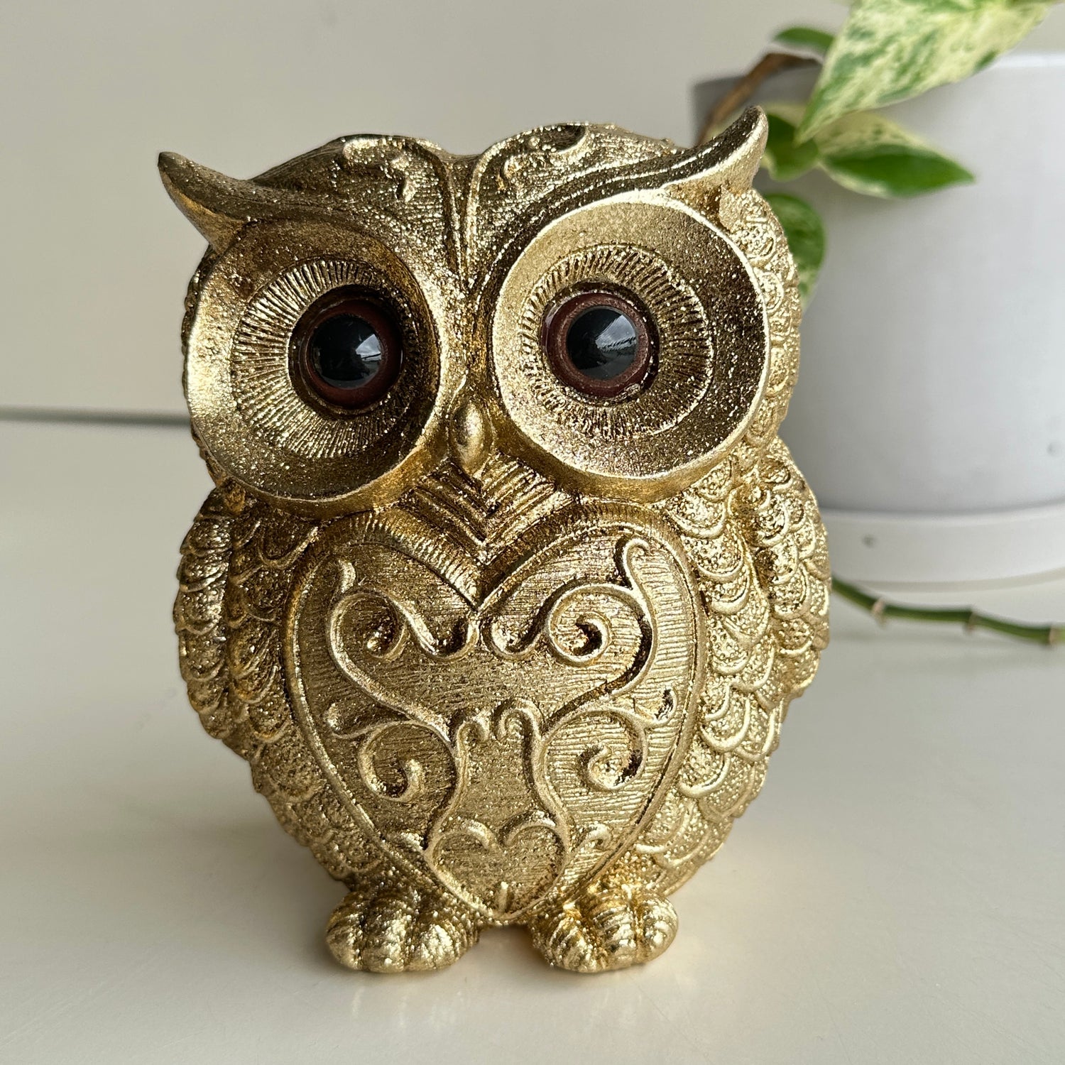 Gold Patterned Owl PR297S