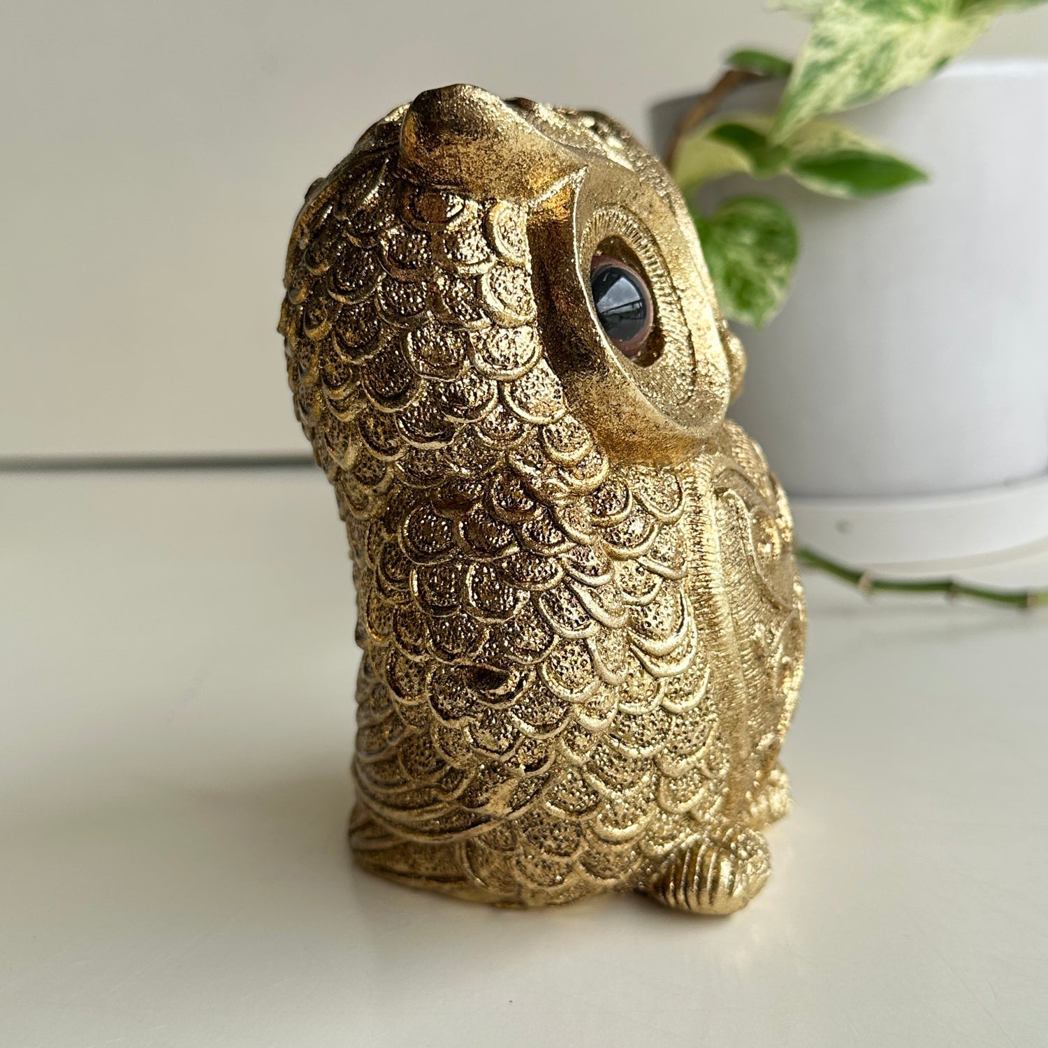 Gold Patterned Owl PR297S