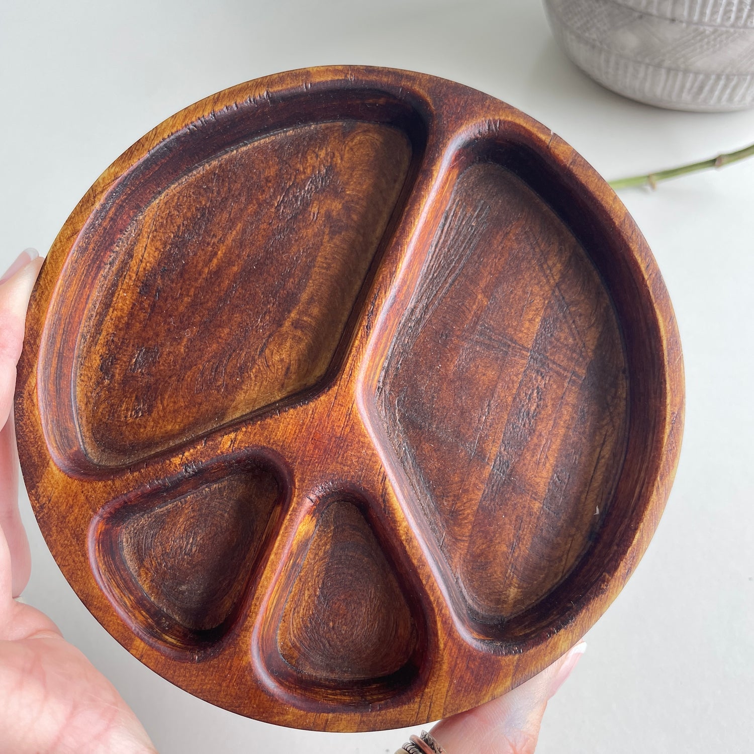 Wooden Peace Bowl DSH219
