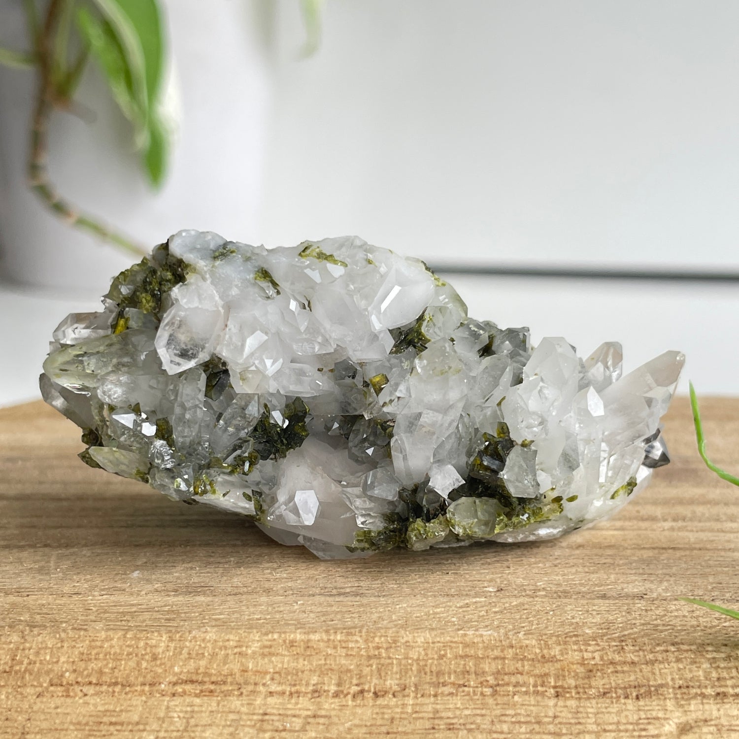 Epidote & Quartz Cluster 92g - High Quality