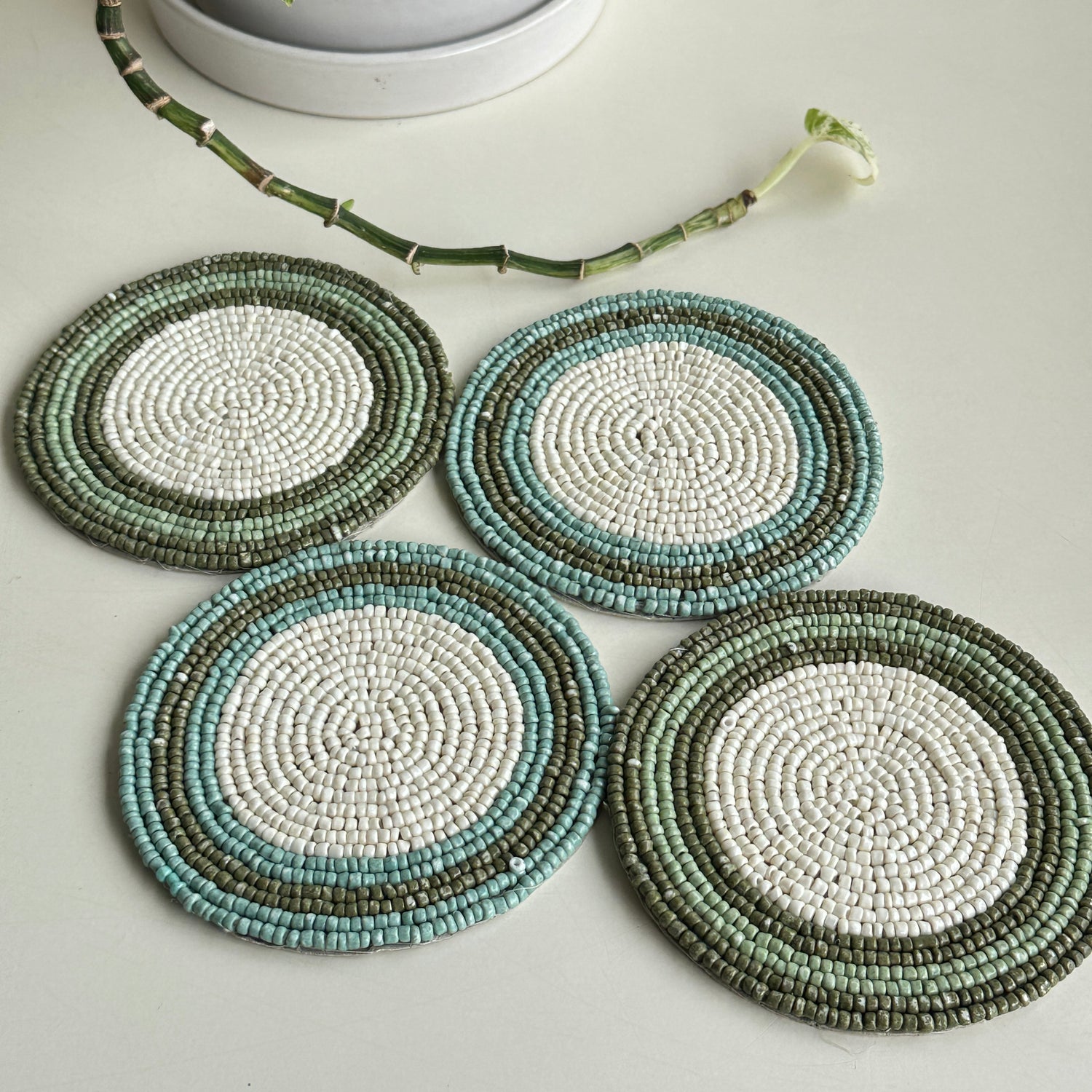 Gimlet Beaded Coasters TW1017