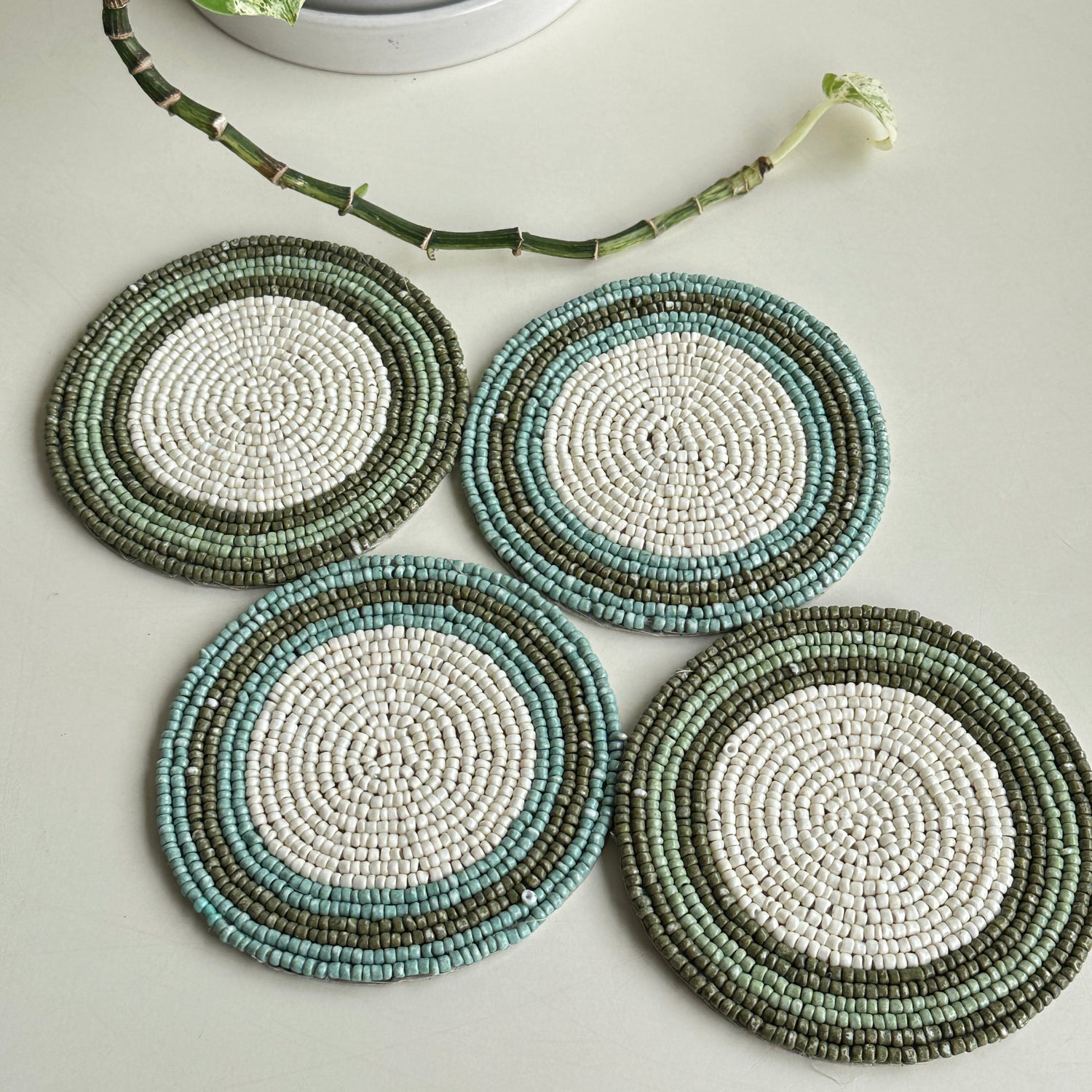 Gimlet Beaded Coasters TW1017