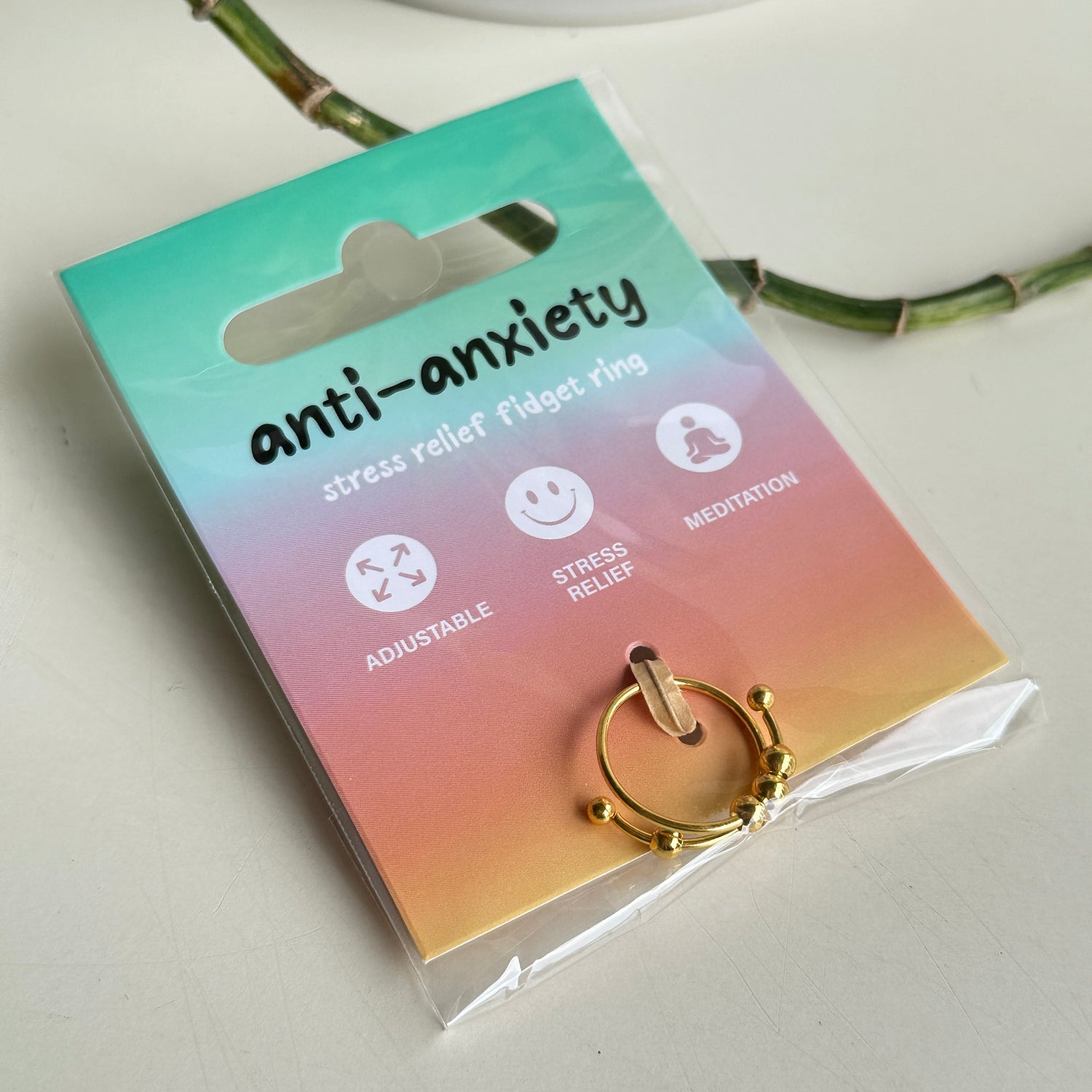 Anti Anxiety Copper Ring MO17325