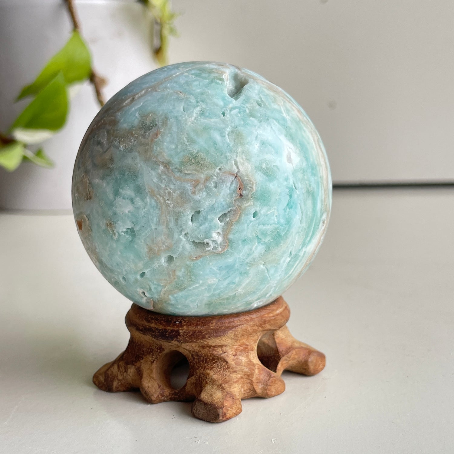Aragonite Sphere 6.6cm