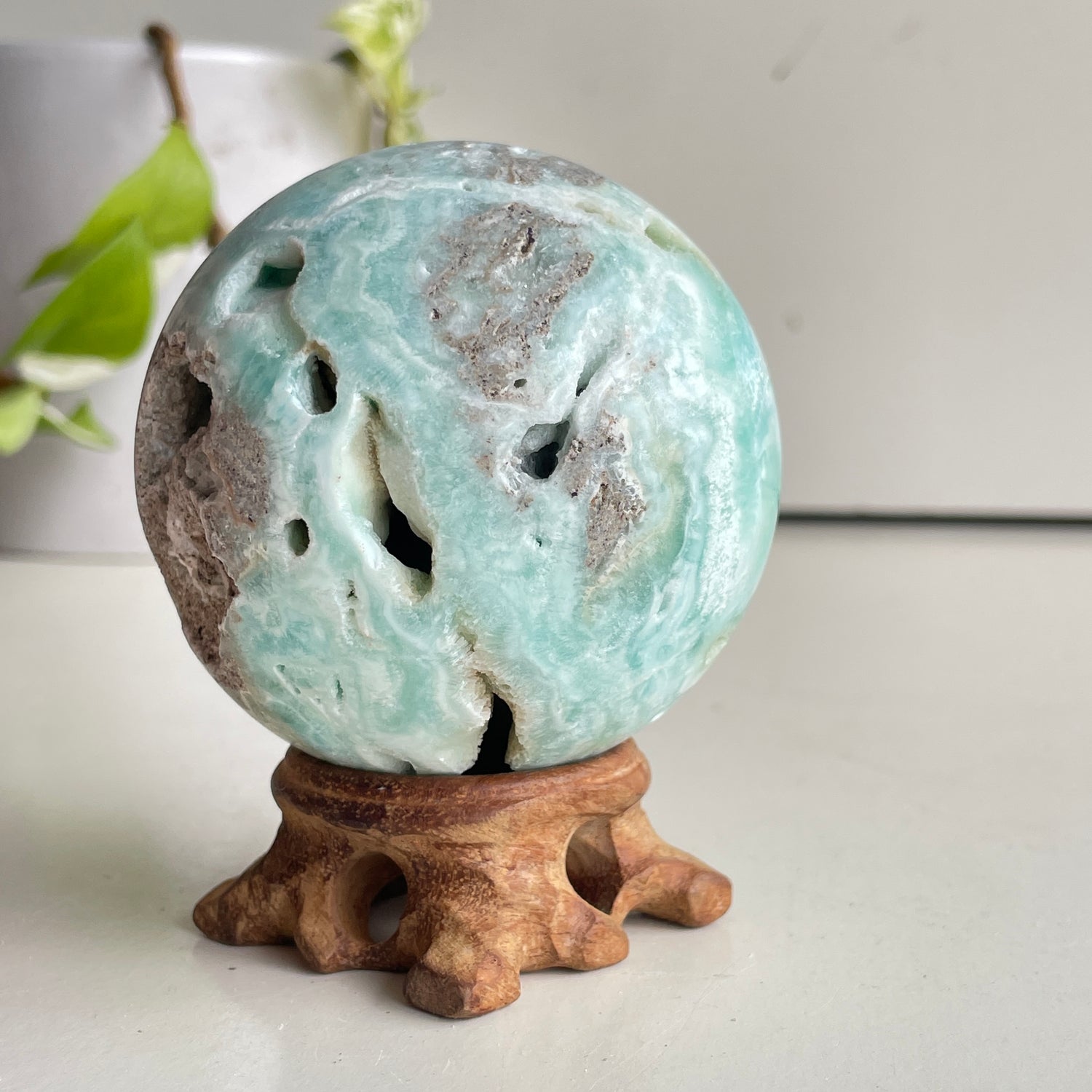 Aragonite Sphere 7.2cm