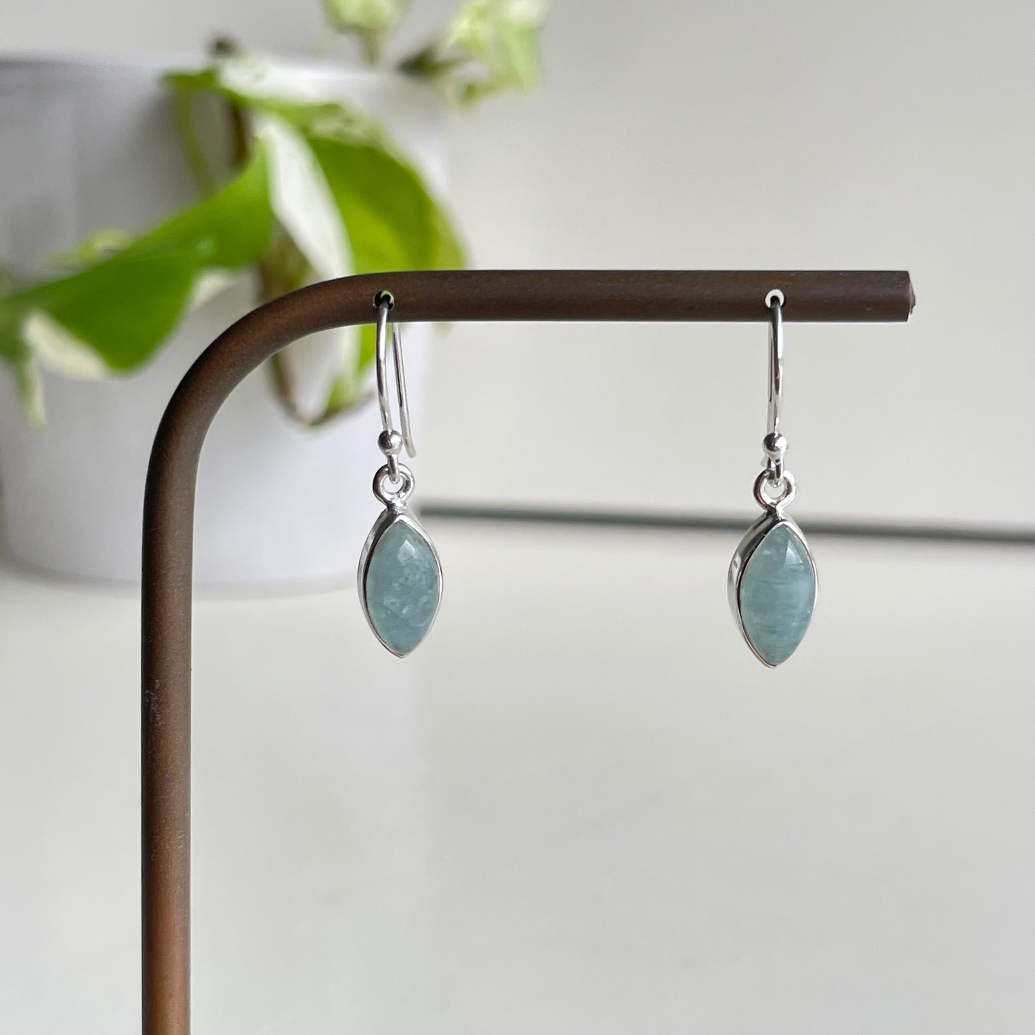 Aquamarine Marquise Earrings