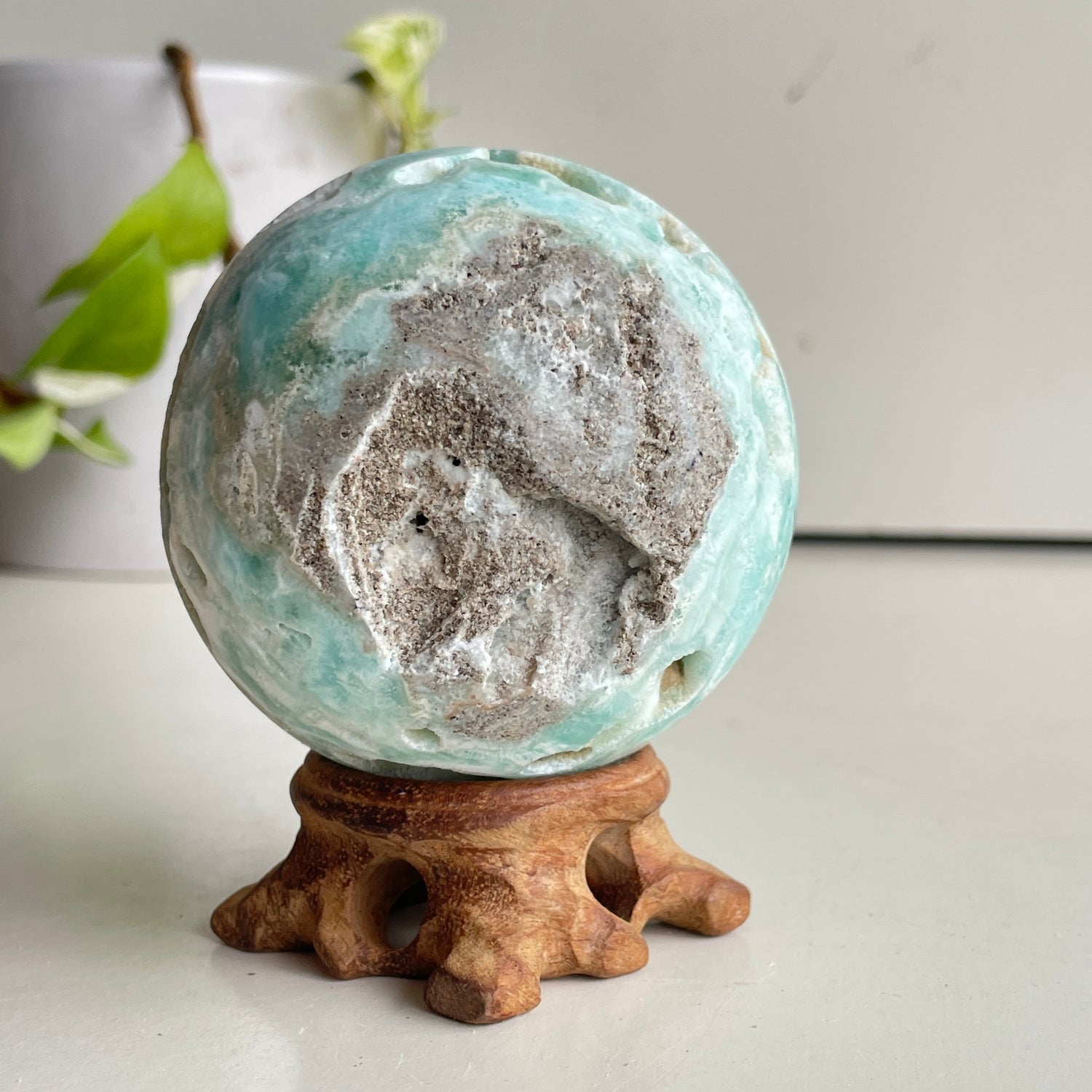Aragonite Sphere 7.2cm