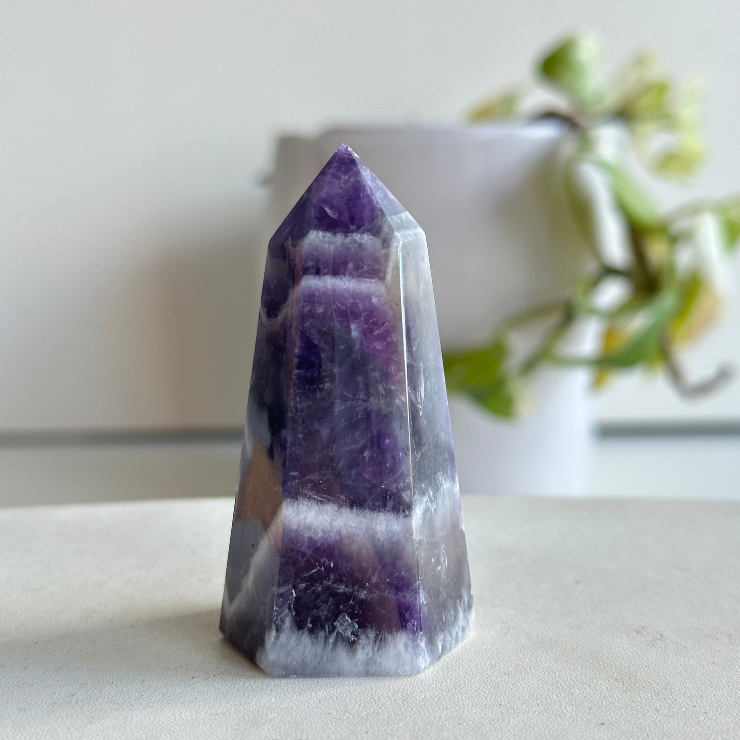Chevron Amethyst Generator 6.4cm