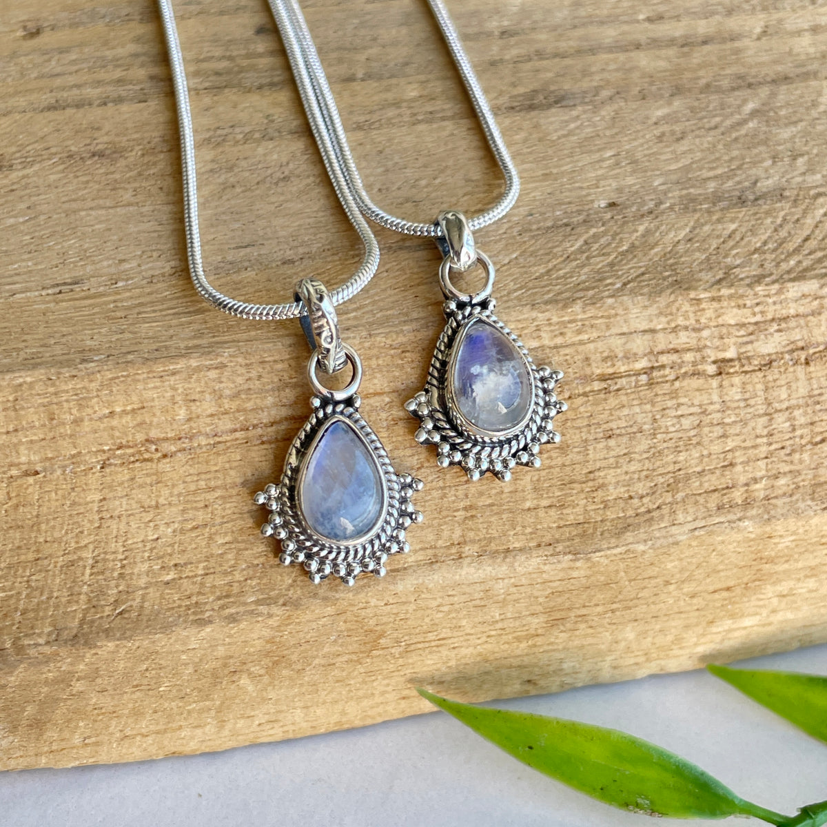 Moonstone Teardrop Pendant
