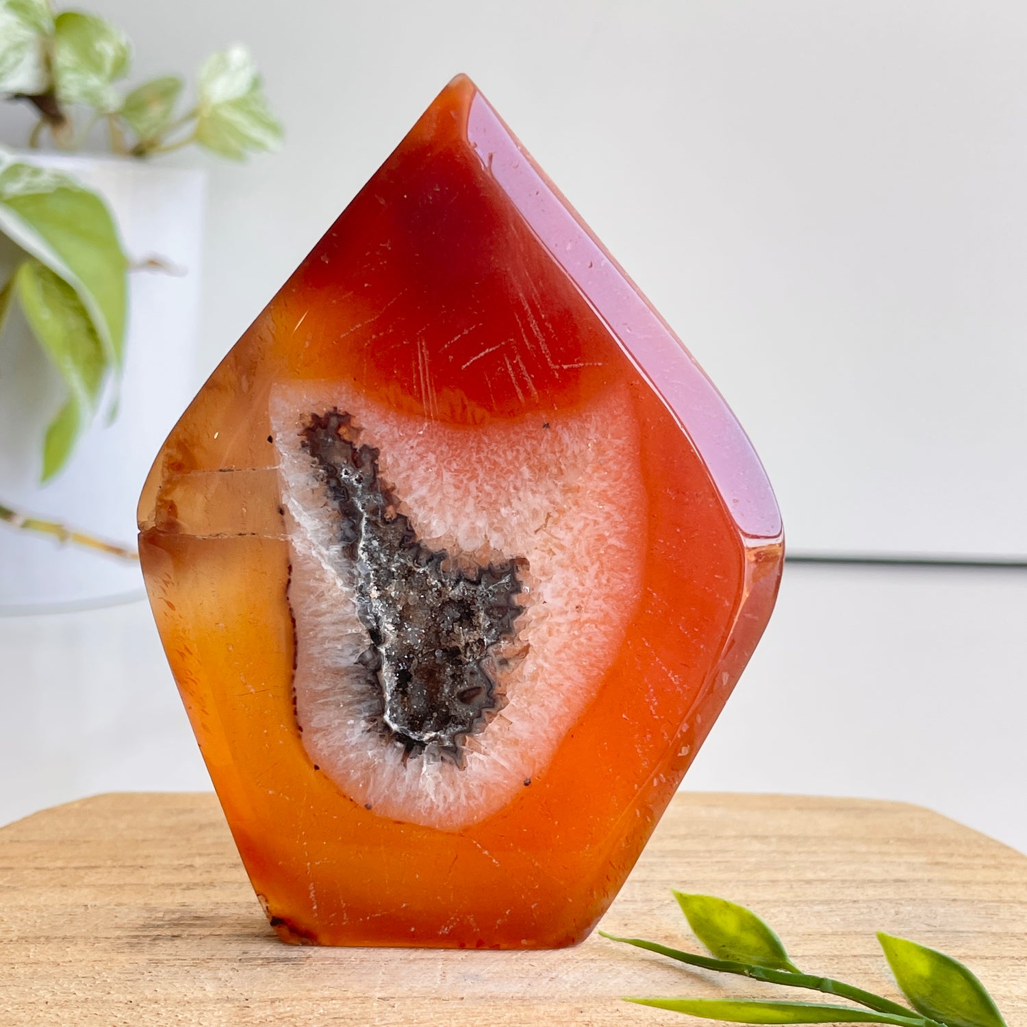 Carnelian  Flame 10.3cm