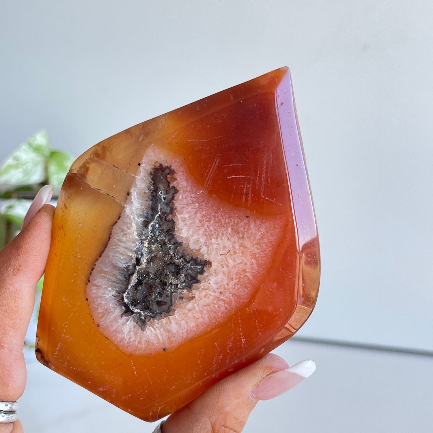 Carnelian  Flame 10.3cm