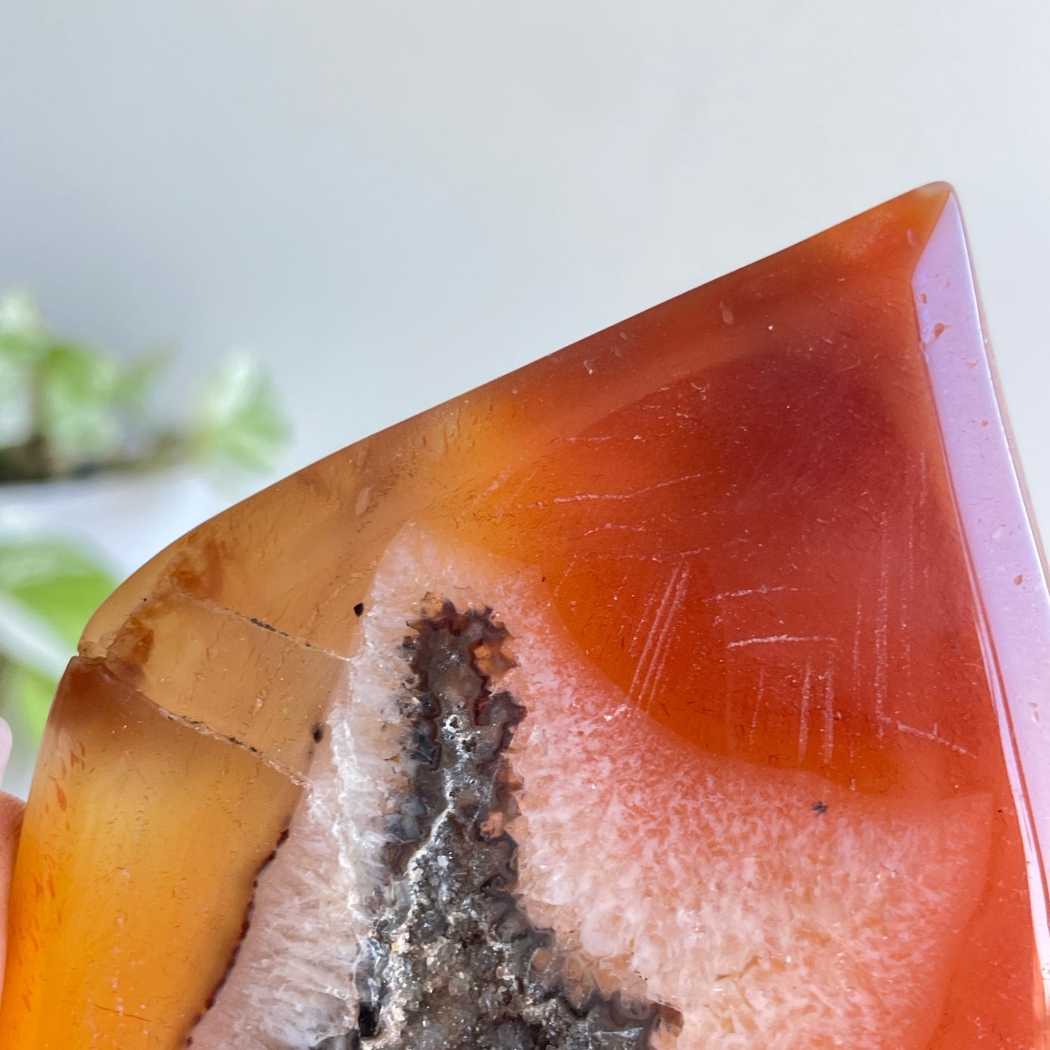 Carnelian  Flame 10.3cm