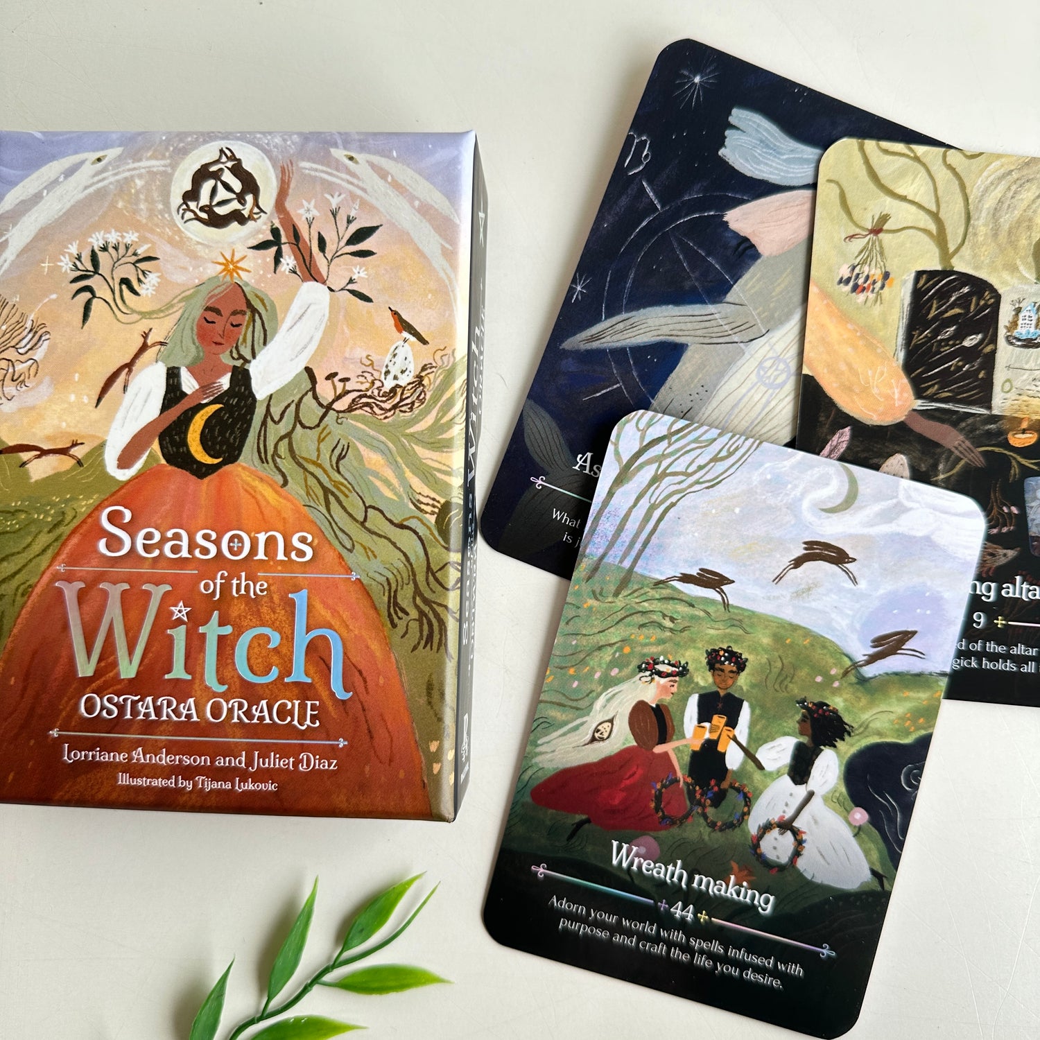 Seasons Of The Witch Ostara Oracle Cards Lorraine Anderson