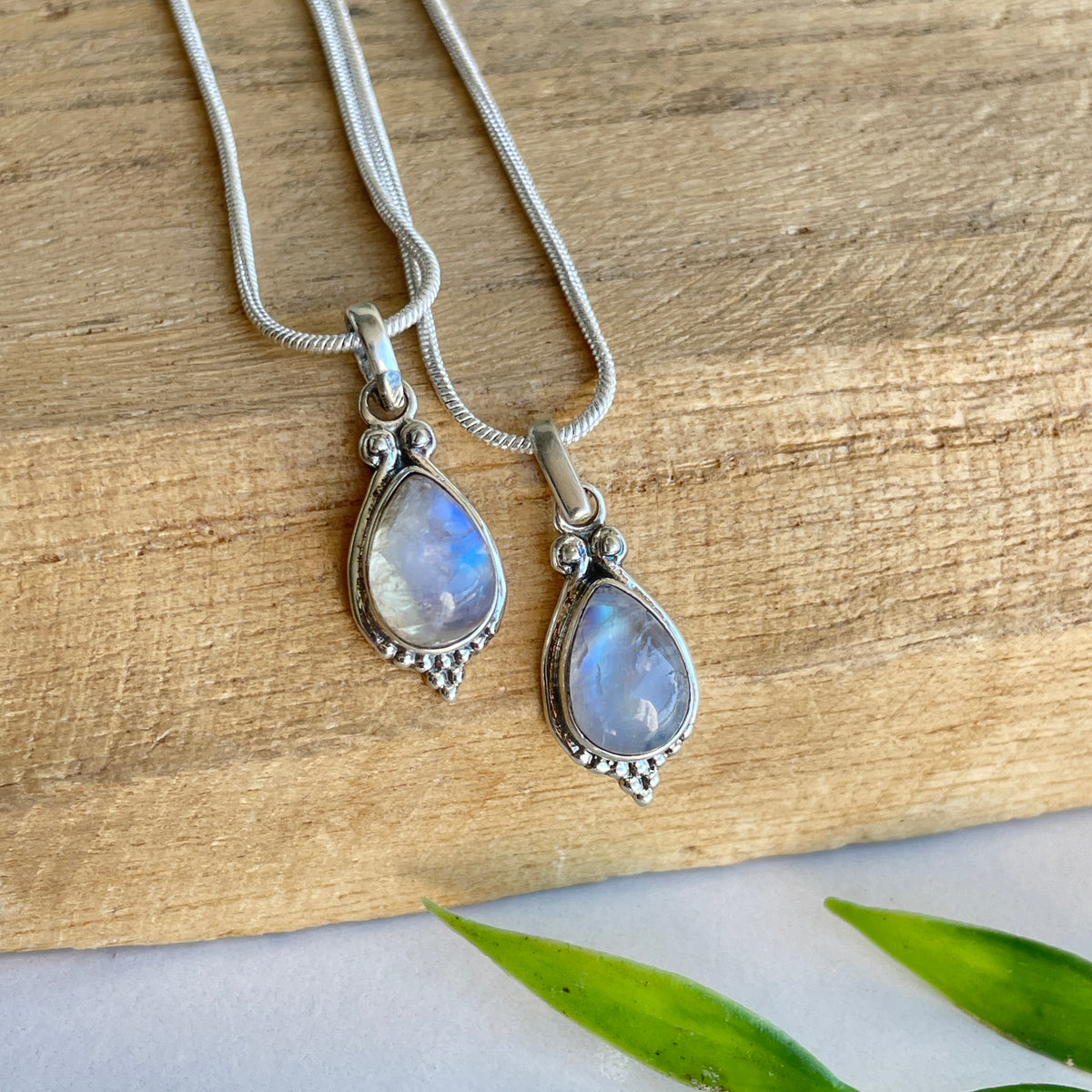 Moonstone Teardrop Pendant