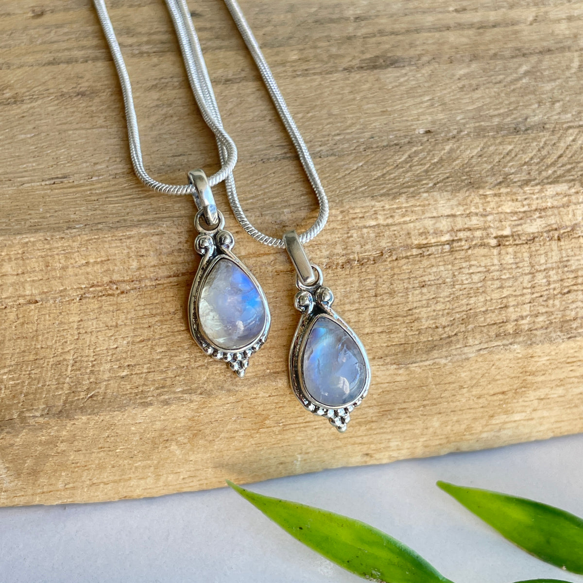 Moonstone Teardrop Pendant