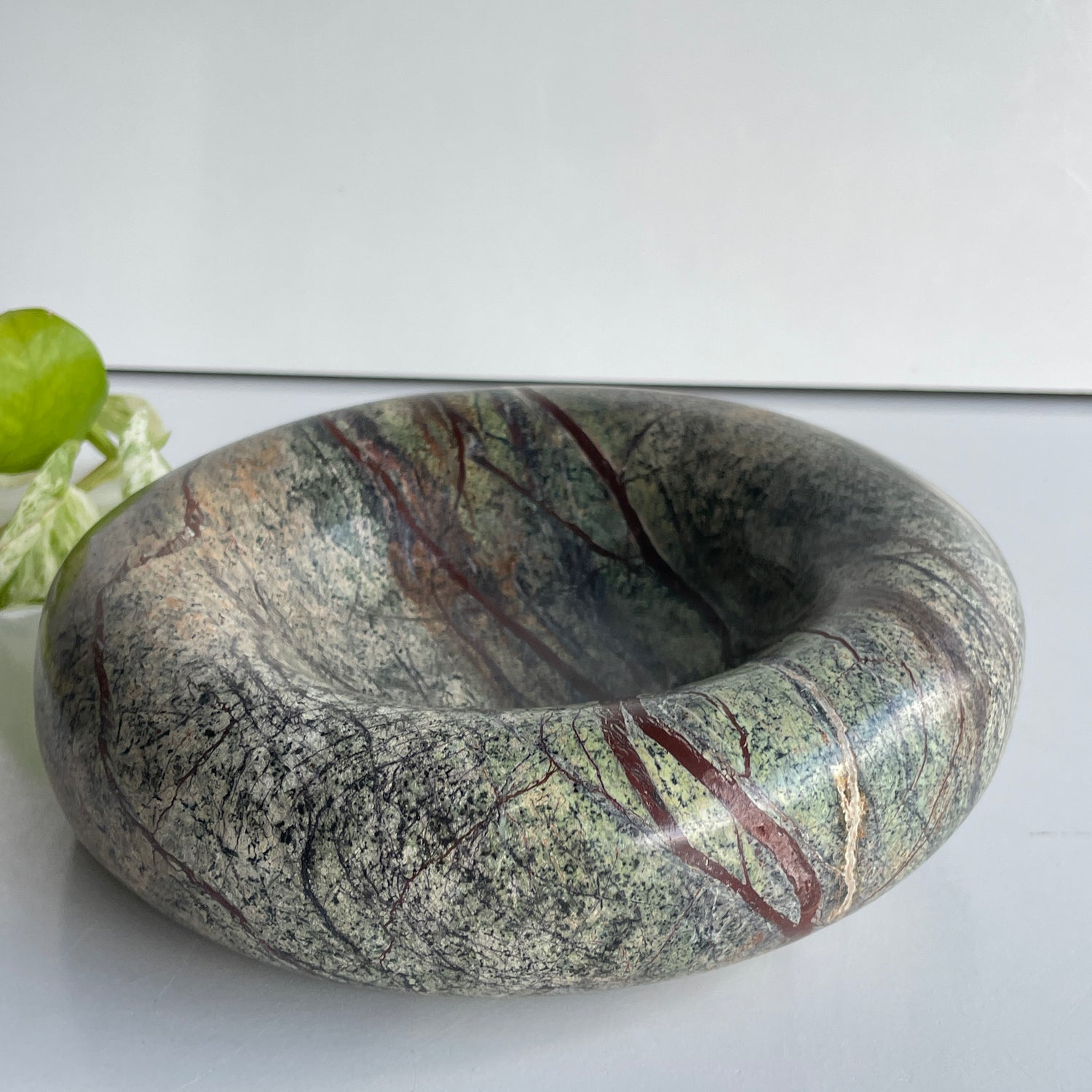 Isobel Marble Bowl Green OD2347