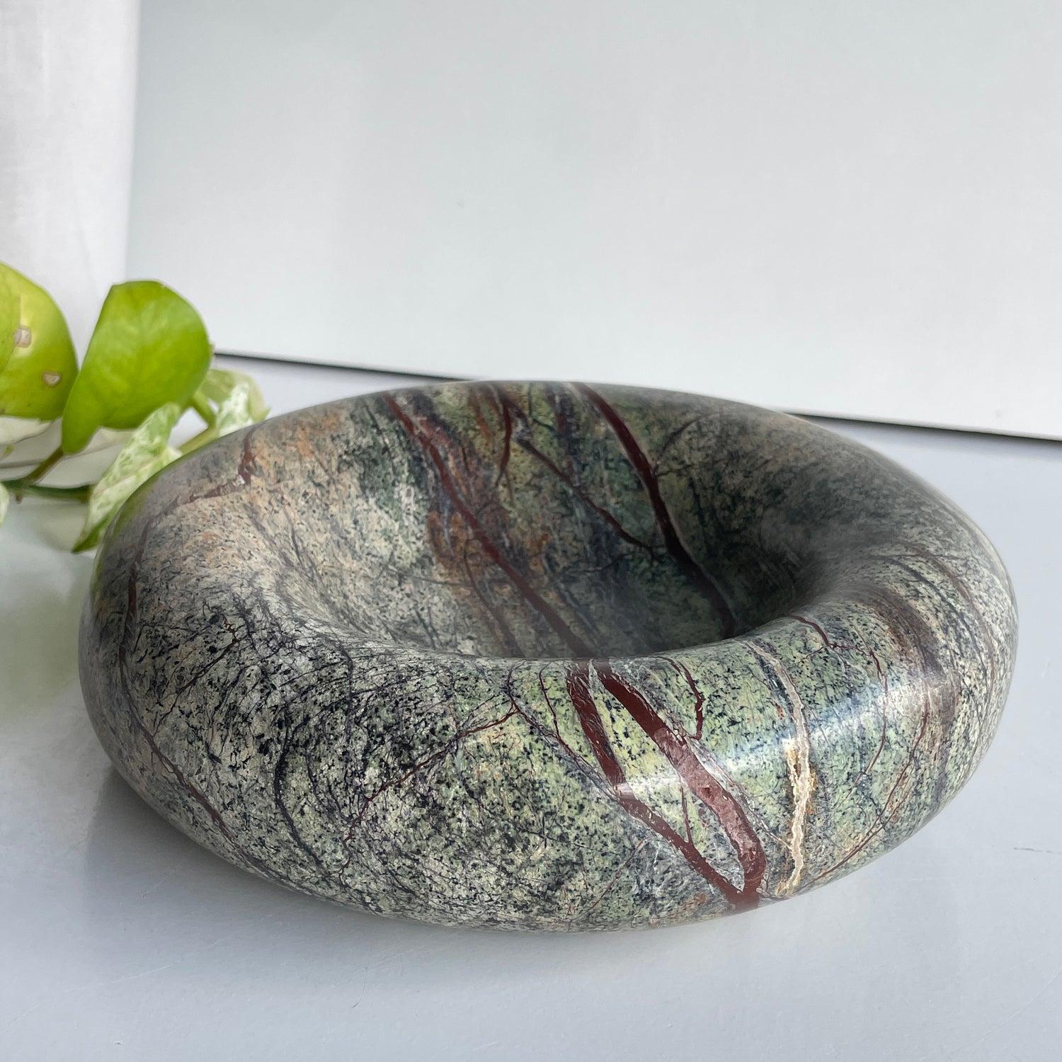 Isobel Marble Bowl Green OD2347