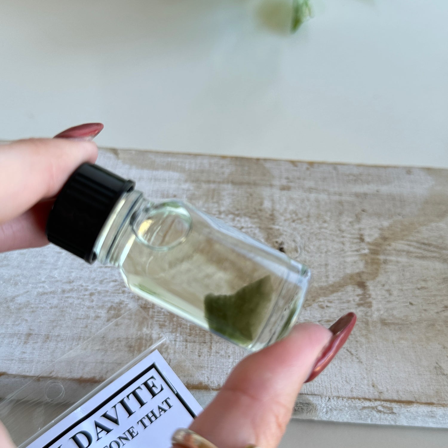 Moldavite Perfume Oil 10ml With Moldavite Pc