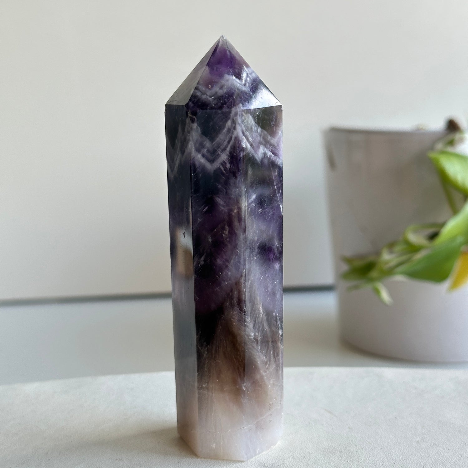 Chevron Amethyst Generator 11.3cm