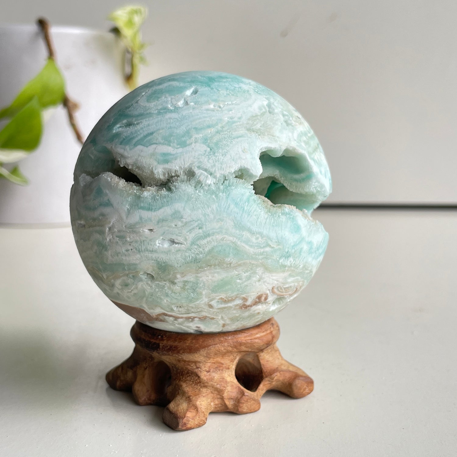 Aragonite Sphere 7.5cm